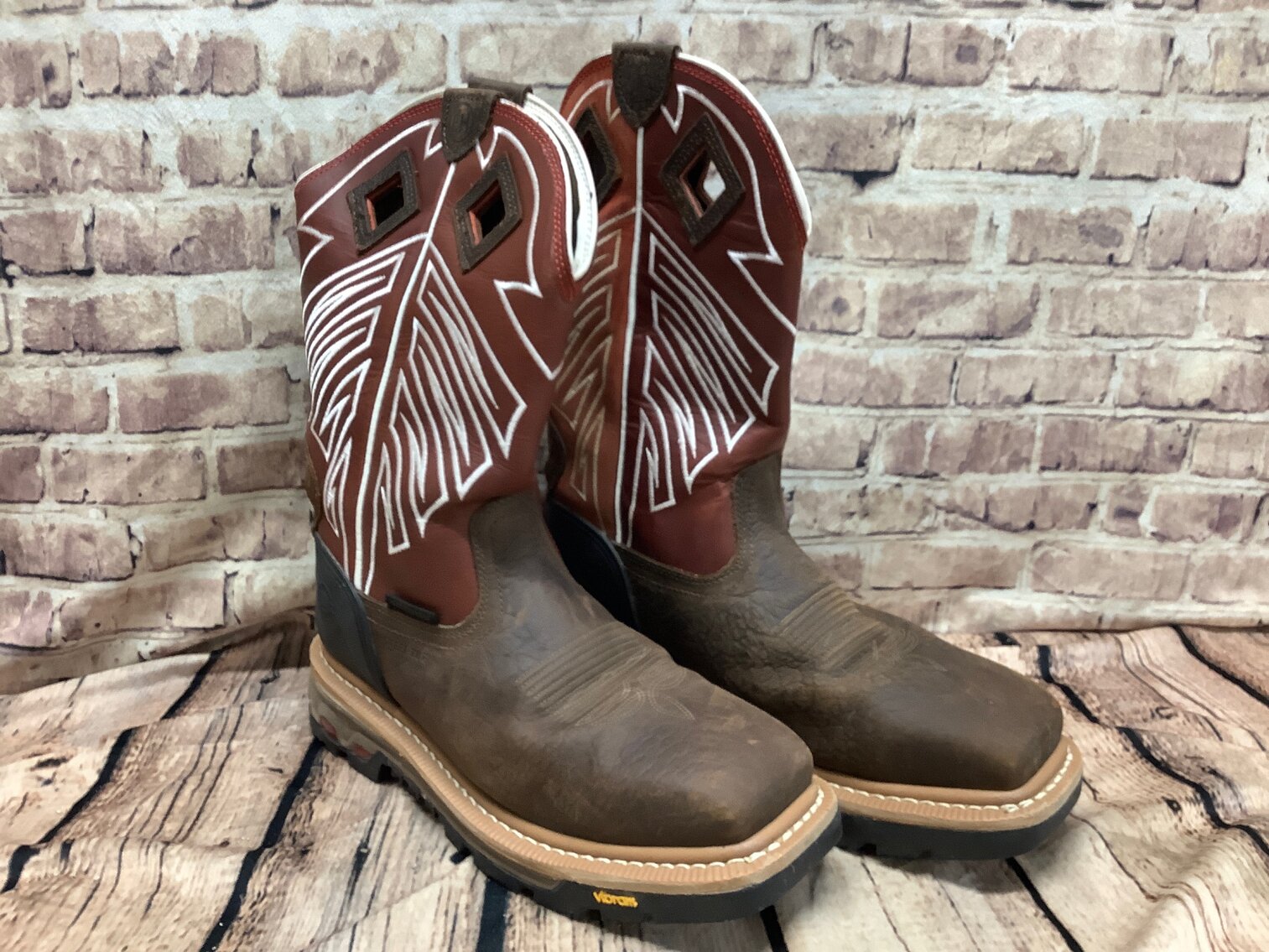 Mens 9.5 Justin Steel Toe