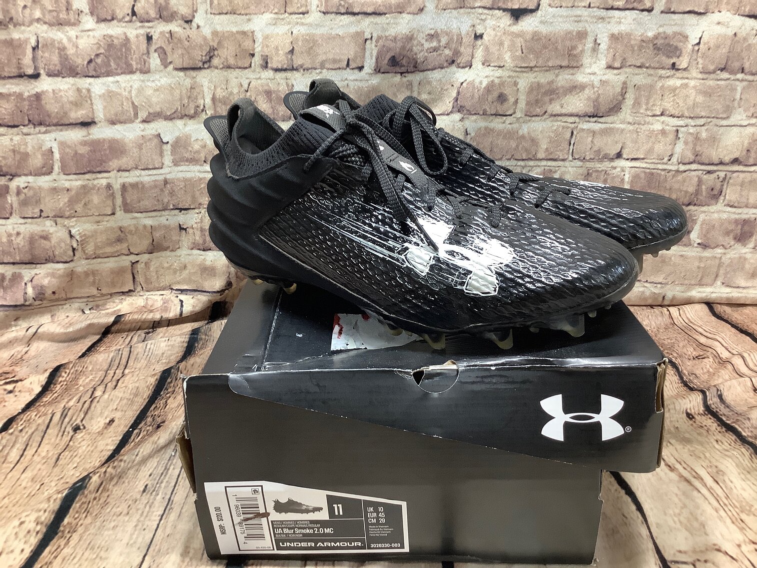 Mens 11 Under Armour Blur Smoke 2.0 