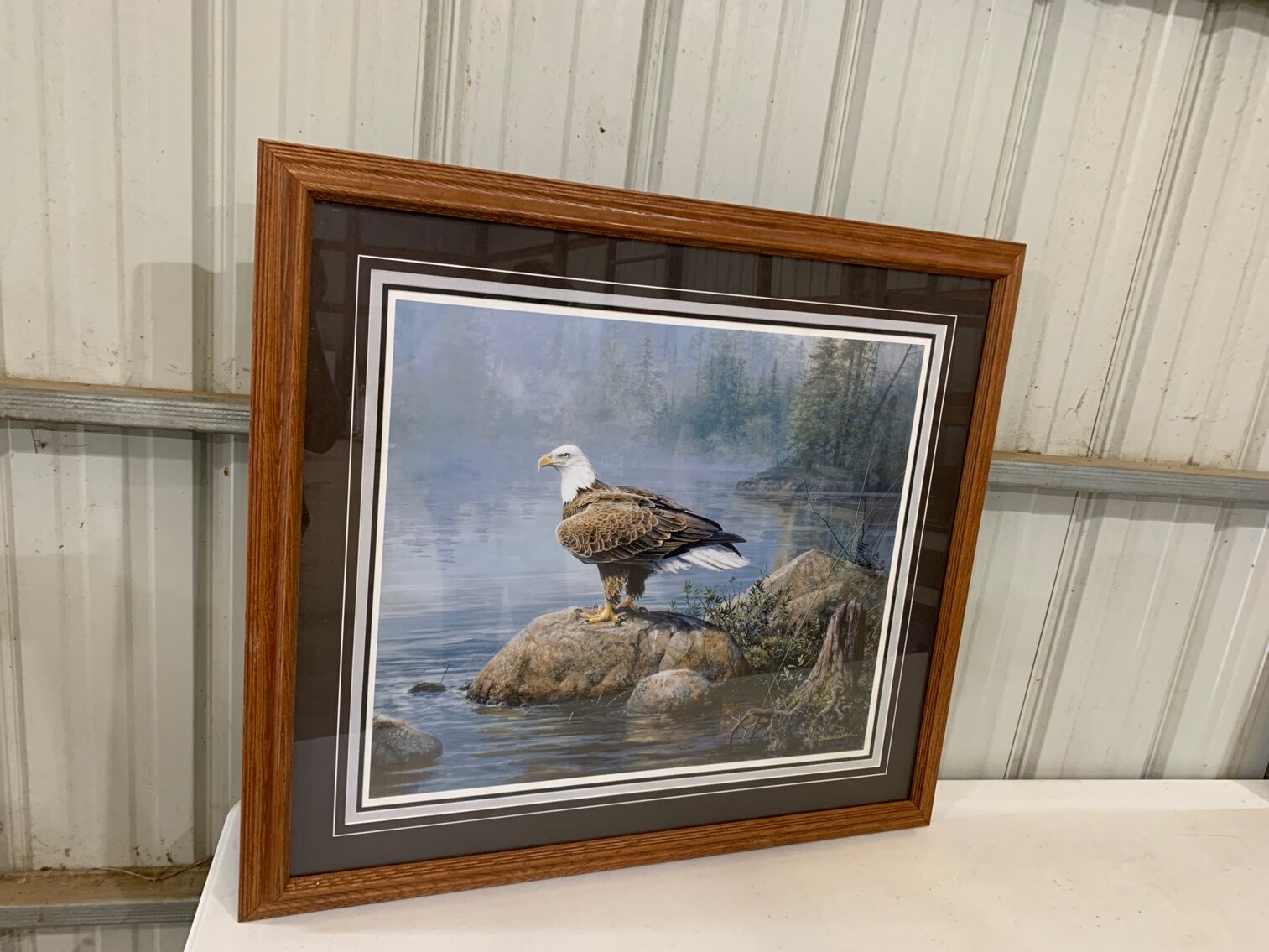 Numbered Eagle Print