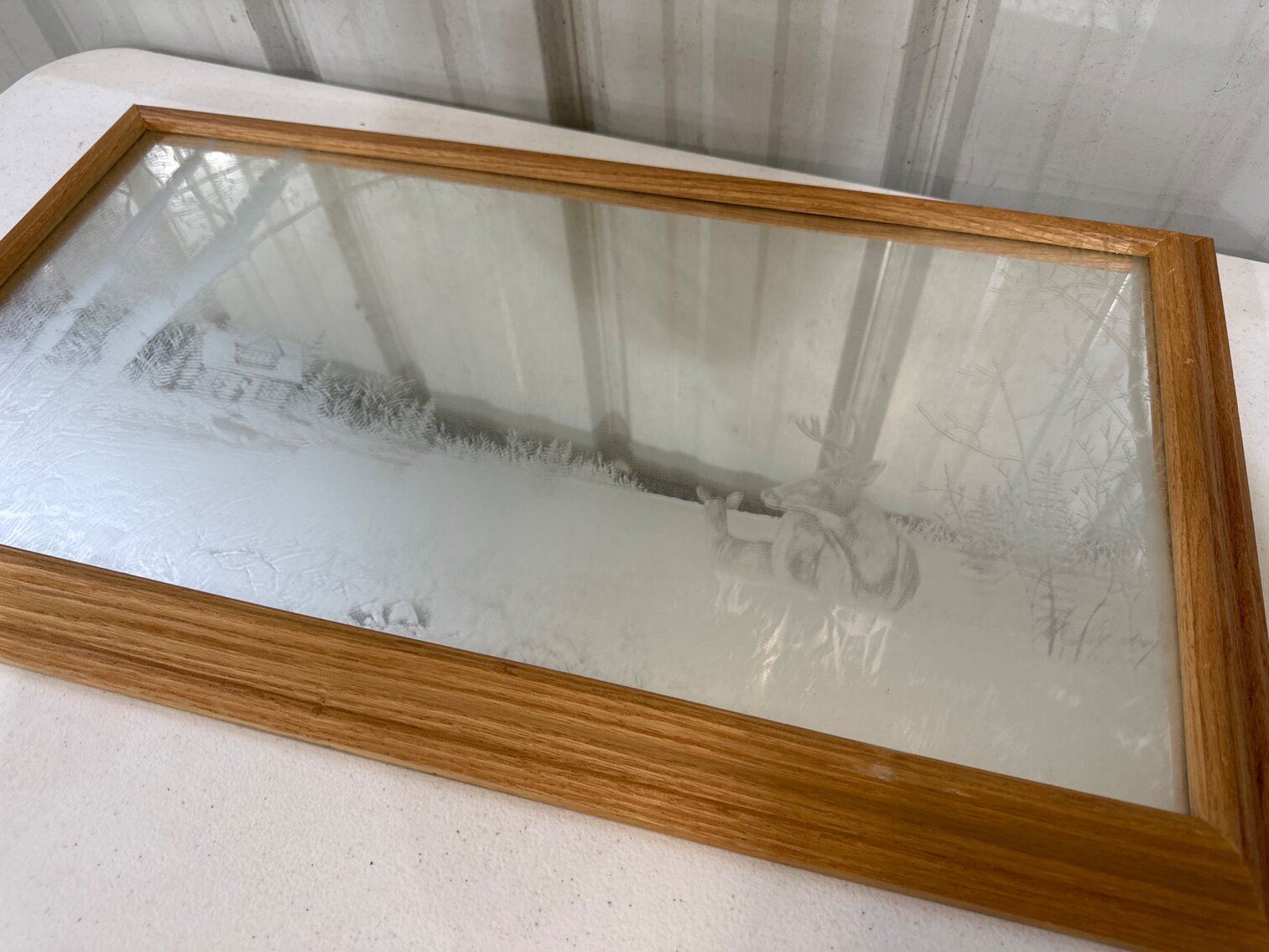 Etched Deer Picture 
