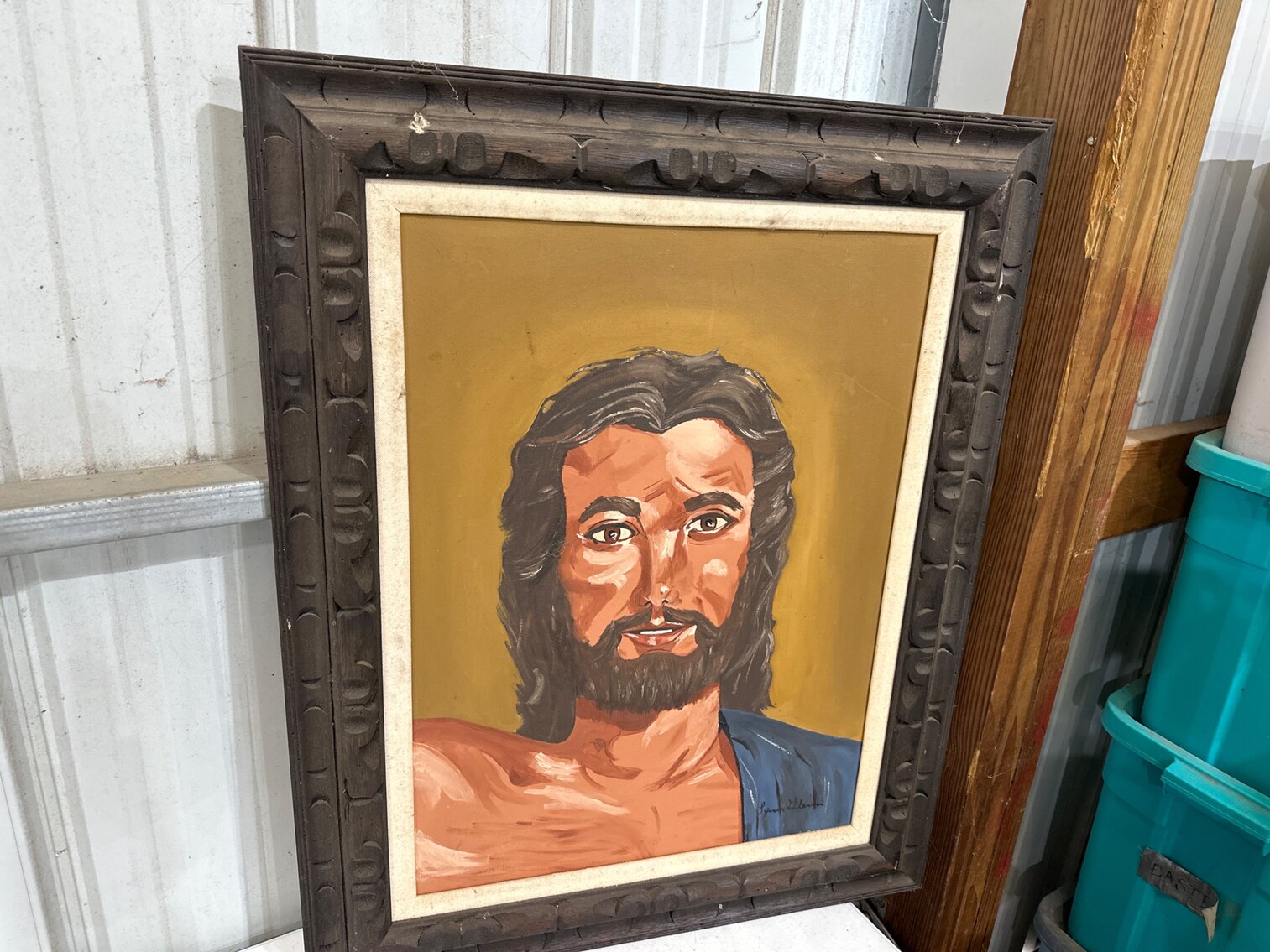 Jesus Painting in Wood Frame