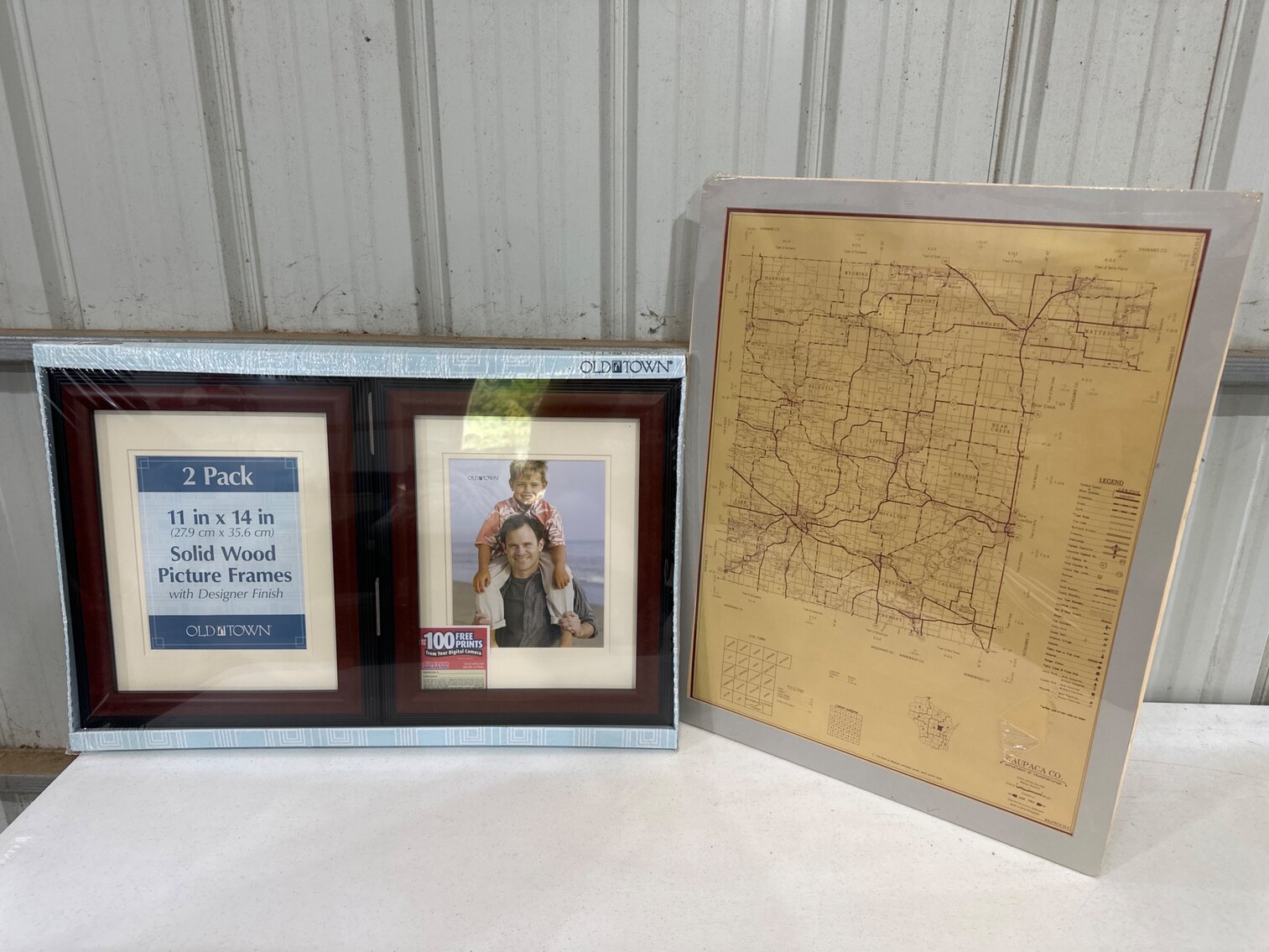 Picture Frame and Map