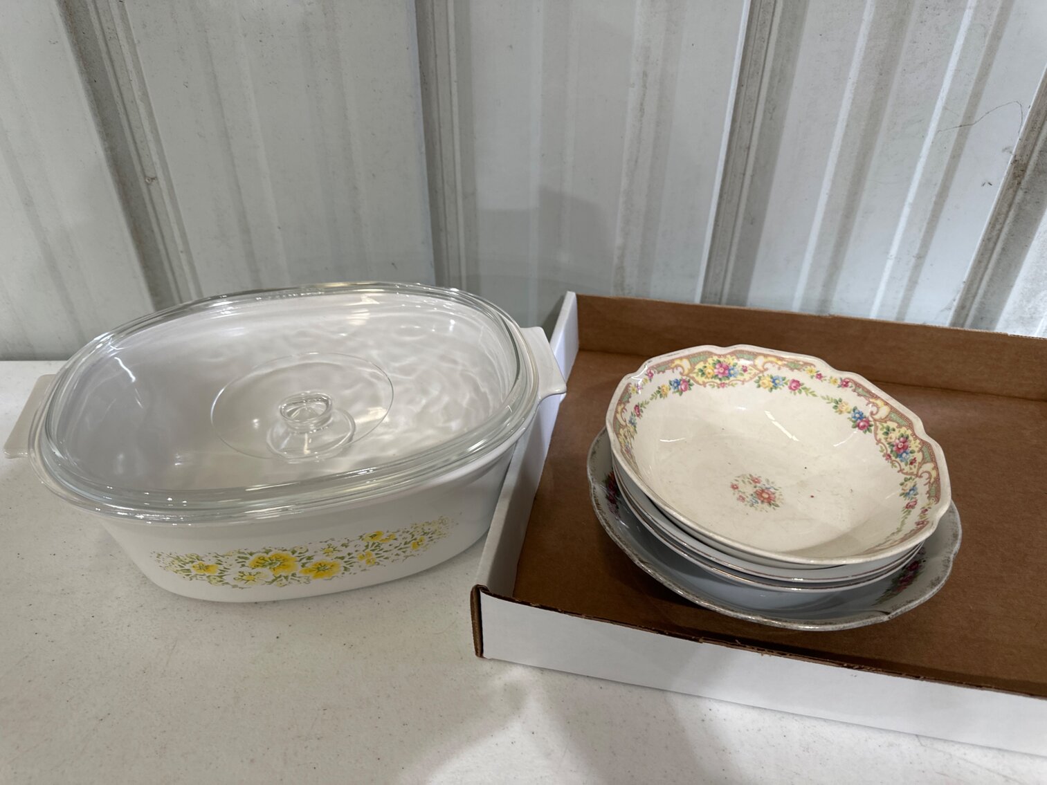 Casserole Dish and China Bowls