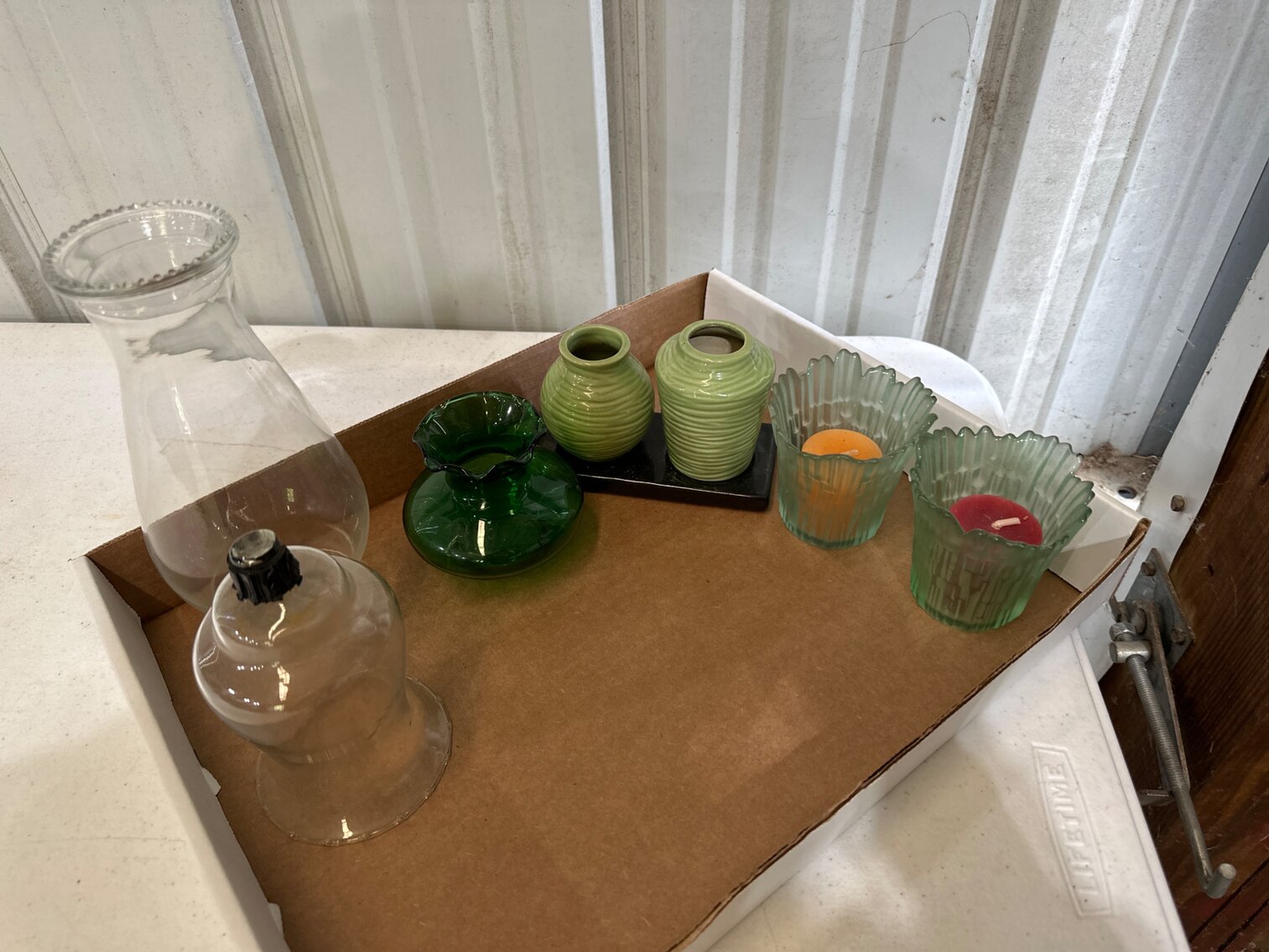 Candles and Glass Globes