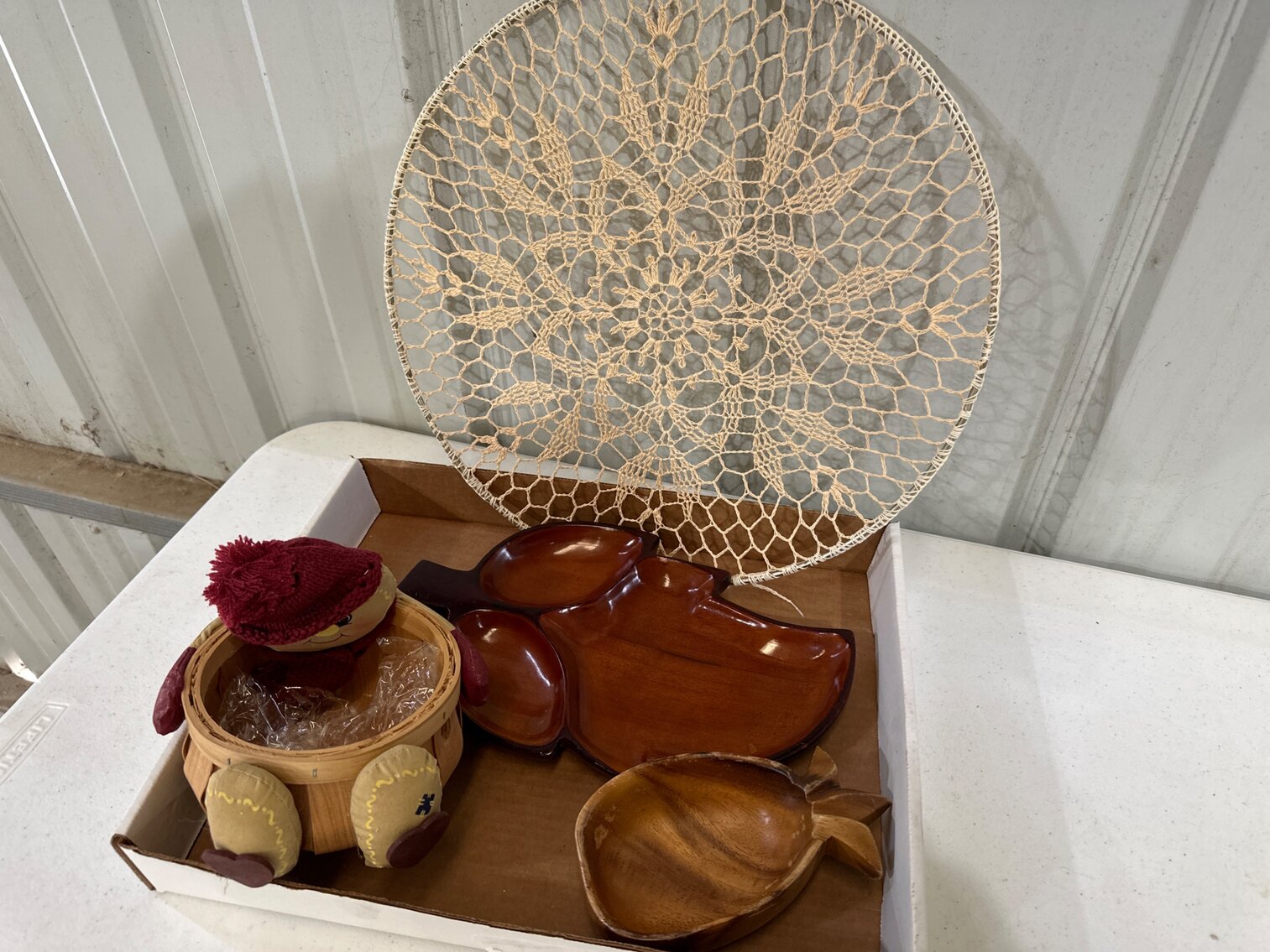 Wood Decor, Crotchet Hanging