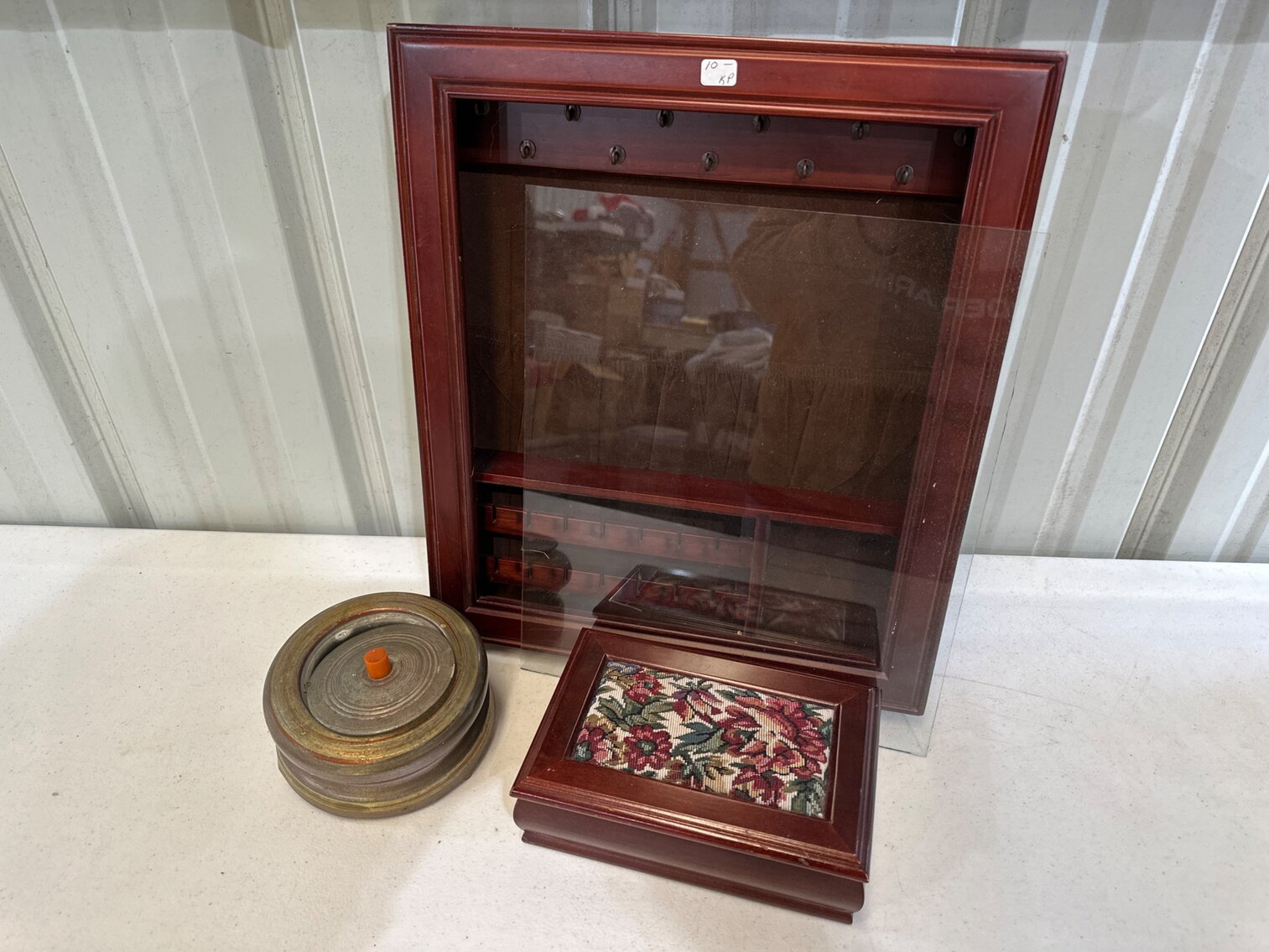Jewelry Boxes, Broken Glass, Powder Box