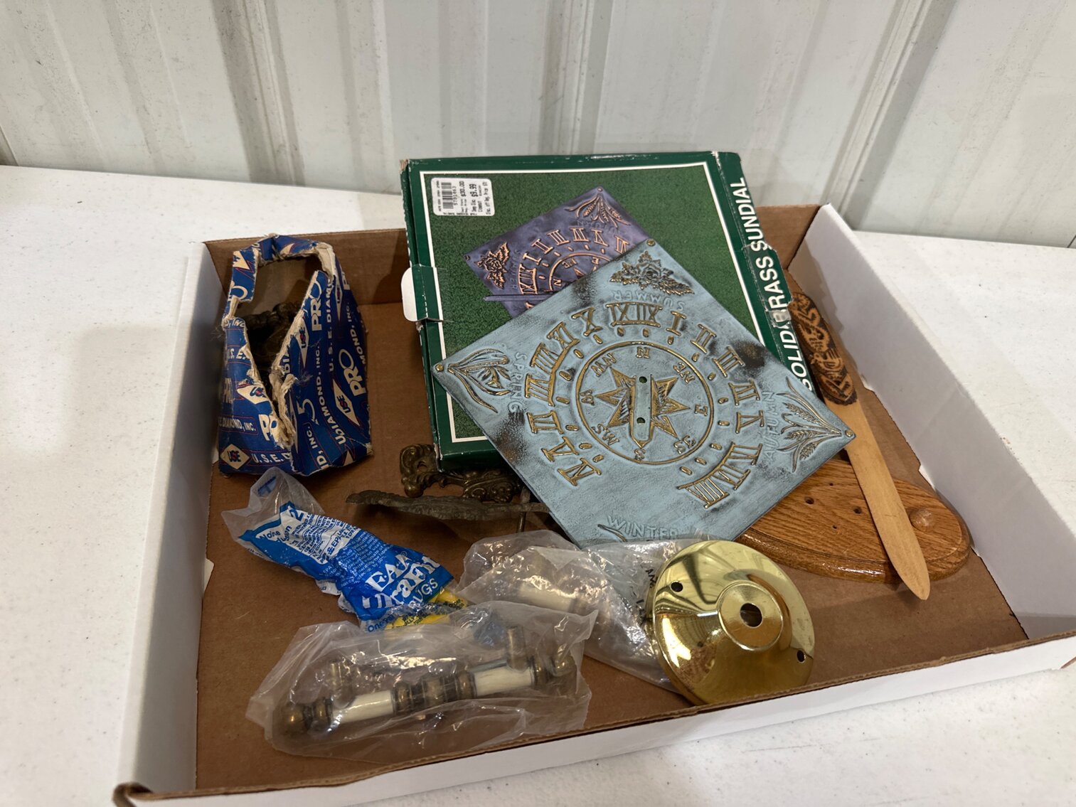 Brass Sun Dial, Old Door Handles