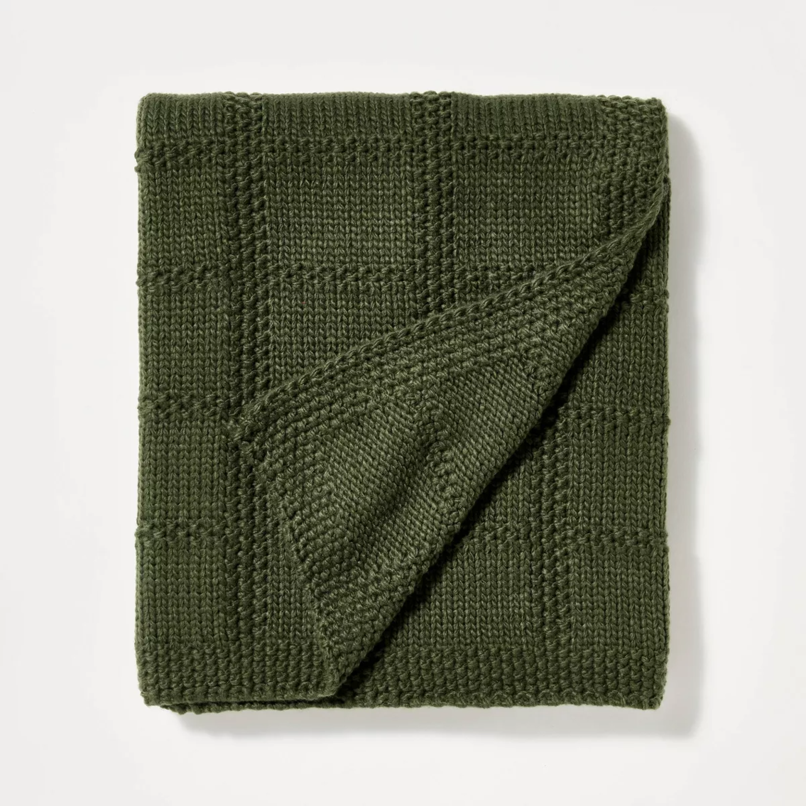 Grid Knit Throw Blanket - Threshold™ designed with Studio McGee