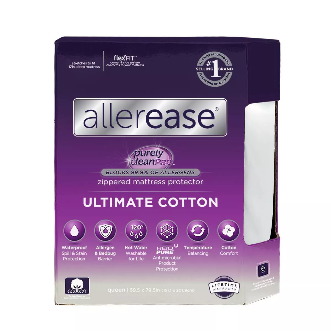 Ultimate Mattress Protector - AllerEase King (opened box)