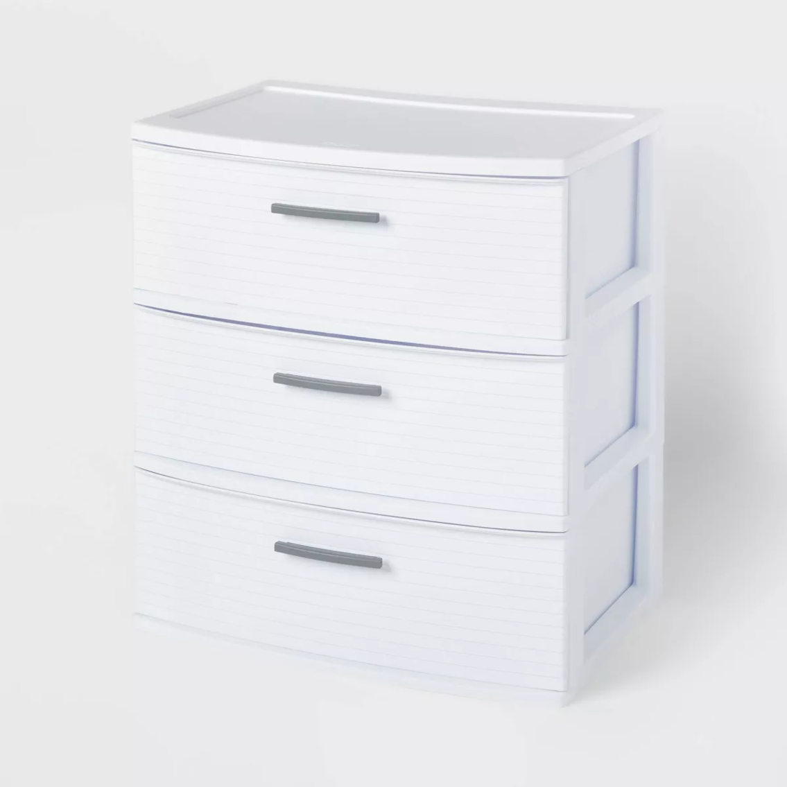 3 Drawer Wide Tower White - Brightroom™