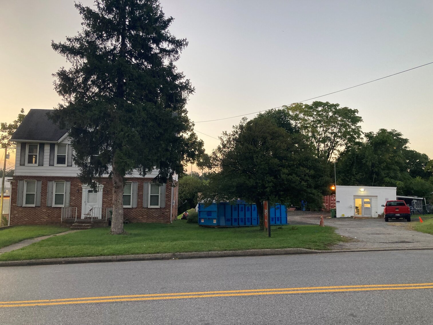 Image for COMMERCIAL OFFICE WITH SHOP AND STORAGE; TWO STORY HOUSE WITH TWO RENTAL UNITS ON .40 +/- AC CORNER LOT CONVENIENT LOCATION OFF CATON AVE, I-695