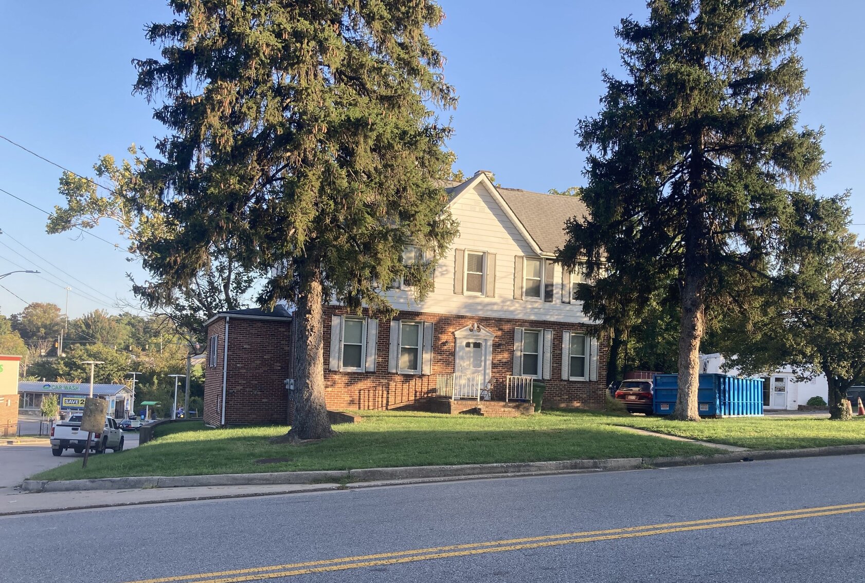Image for COMMERCIAL OFFICE WITH SHOP AND STORAGE; TWO STORY HOUSE WITH TWO RENTAL UNITS ON .40 +/- AC CORNER LOT CONVENIENT LOCATION OFF CATON AVE, I-695