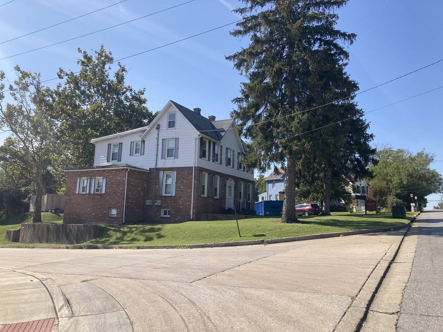 Image for COMMERCIAL OFFICE WITH SHOP AND STORAGE;  TWO STORY HOUSE WITH TWO RENTAL UNITS ON .40 +/- AC CORNER LOT CONVENIENT LOCATION OFF CATON AVE, I-695
