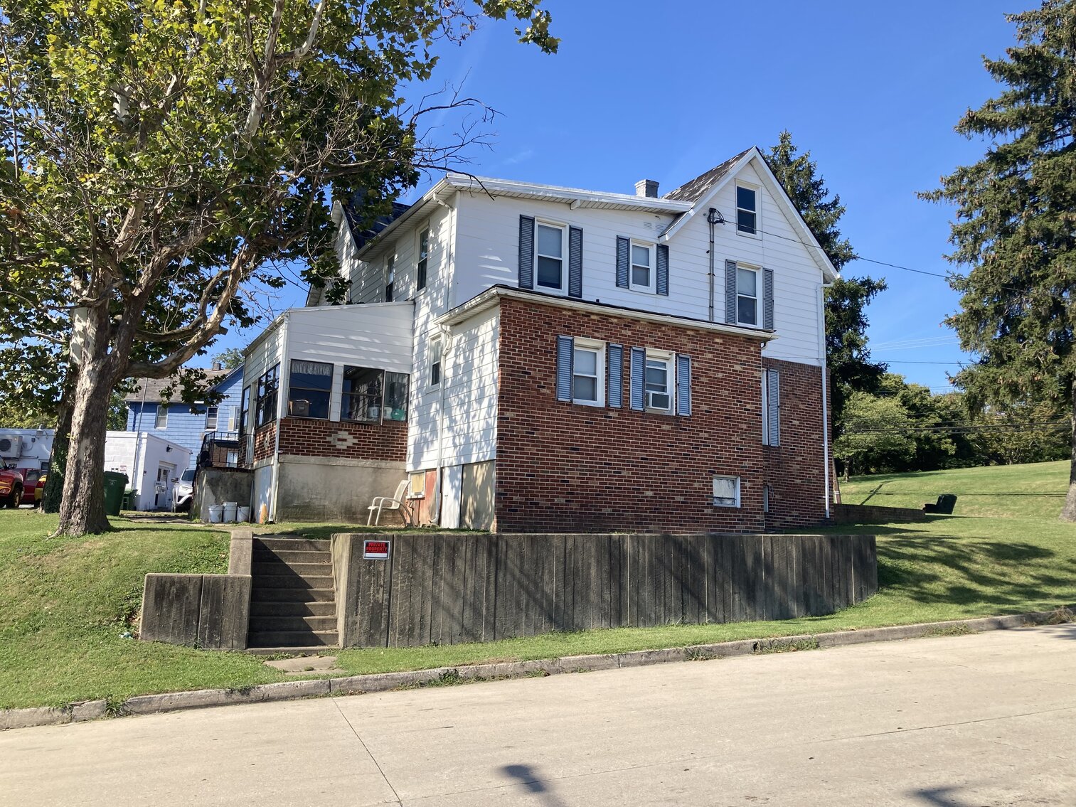 Image for COMMERCIAL OFFICE WITH SHOP AND STORAGE;  TWO STORY HOUSE WITH TWO RENTAL UNITS ON .40 +/- AC CORNER LOT CONVENIENT LOCATION OFF CATON AVE, I-695