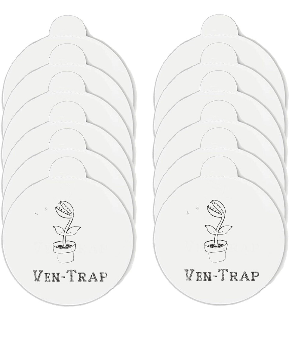 Set of 4 -12 Pack Stick Glue Board Refill for Indoor Fly Trap Mosquito Lamp Fits Katch, Douhue, Huntingood , etc Models