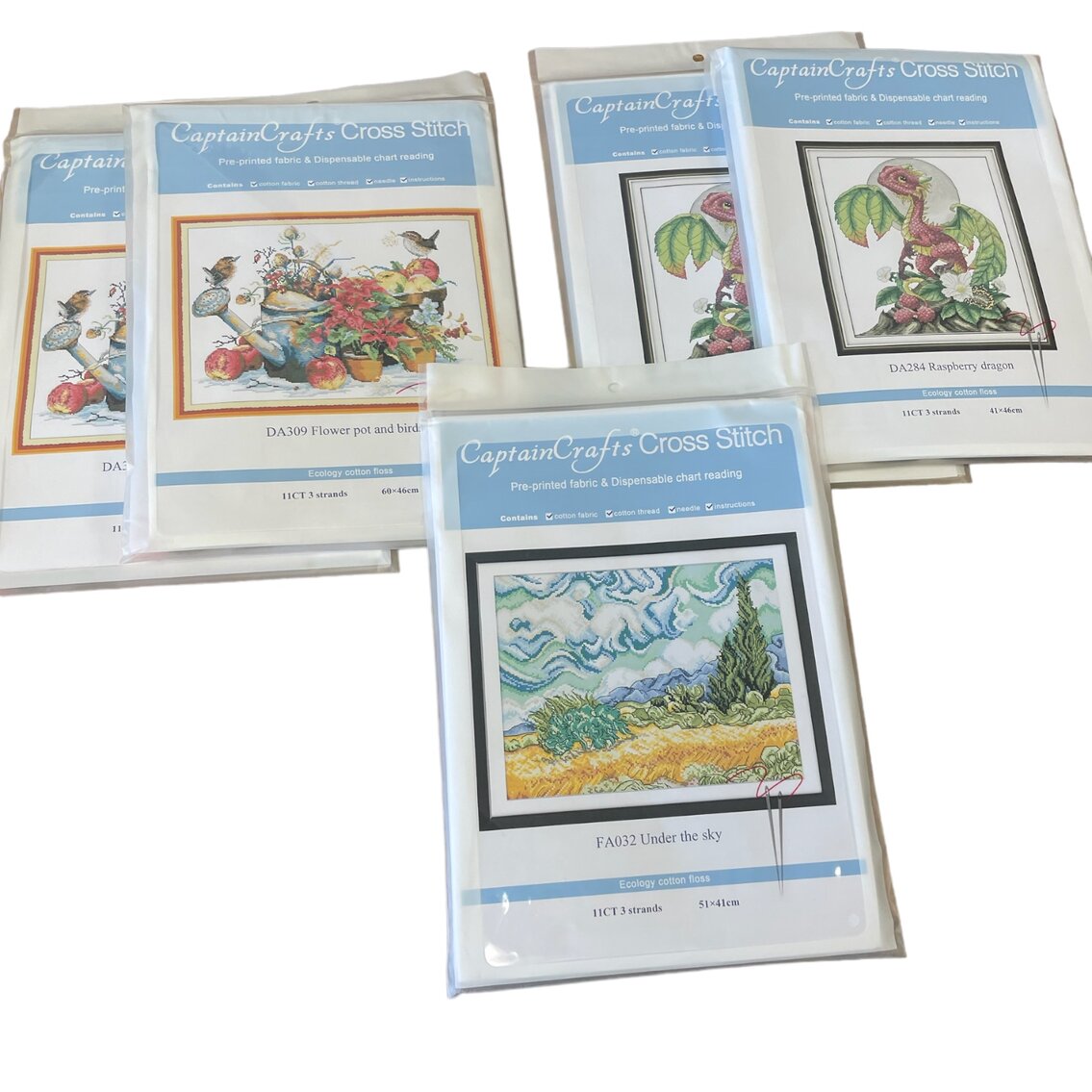 Set of 5 Cross Stitch Patterns