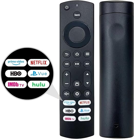 SET OF 2 Replacement Remote Control for Insignia/Toshiba TV, Compatible for Insignia Fire Smart TVs and Toshiba Fire Smart TVs