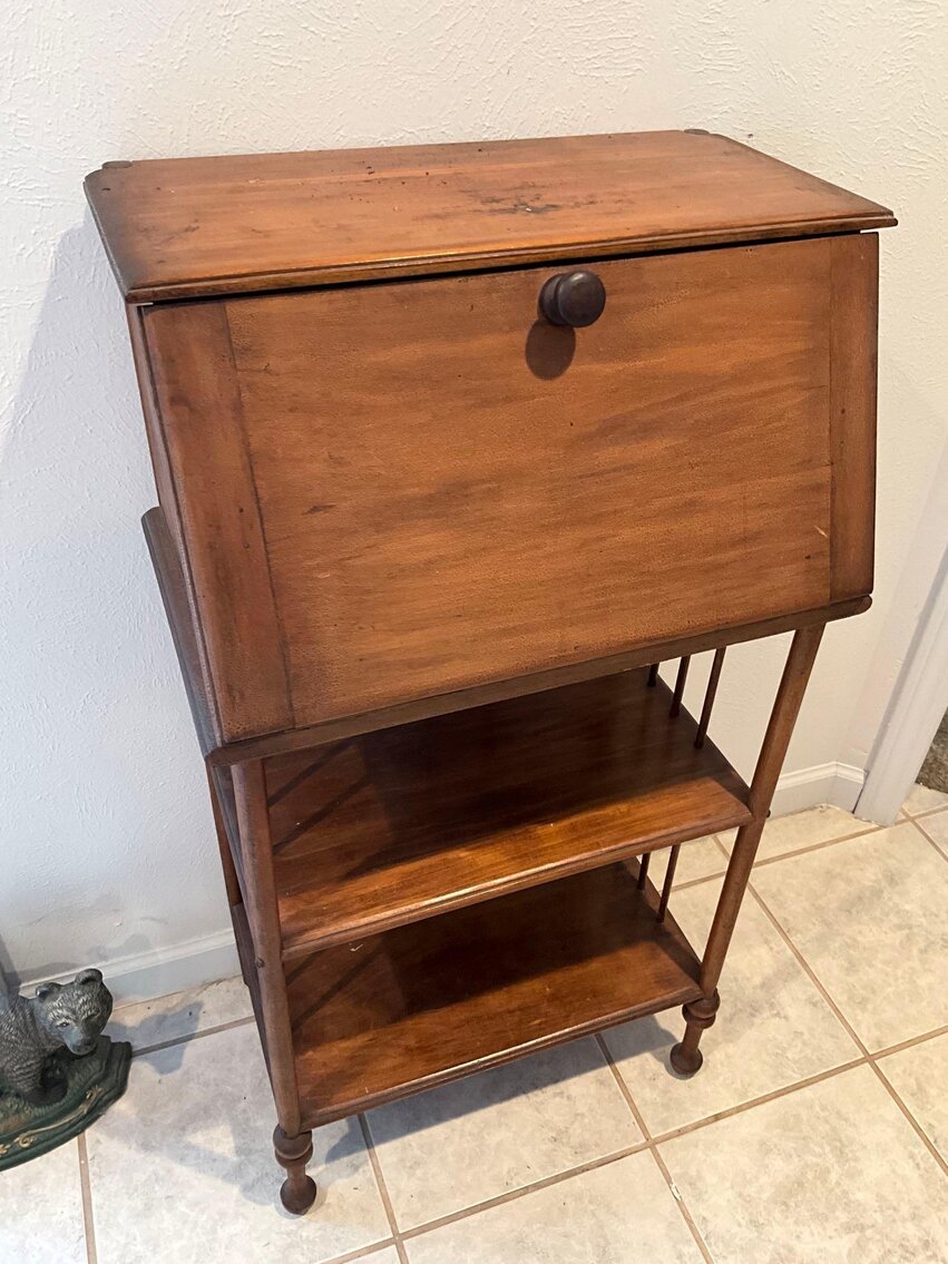 Hallway- Vintage Secretary Desk for Entryway