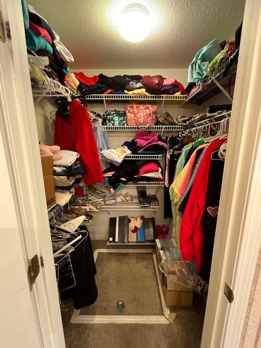 MBR Closet- Contents of Closet
