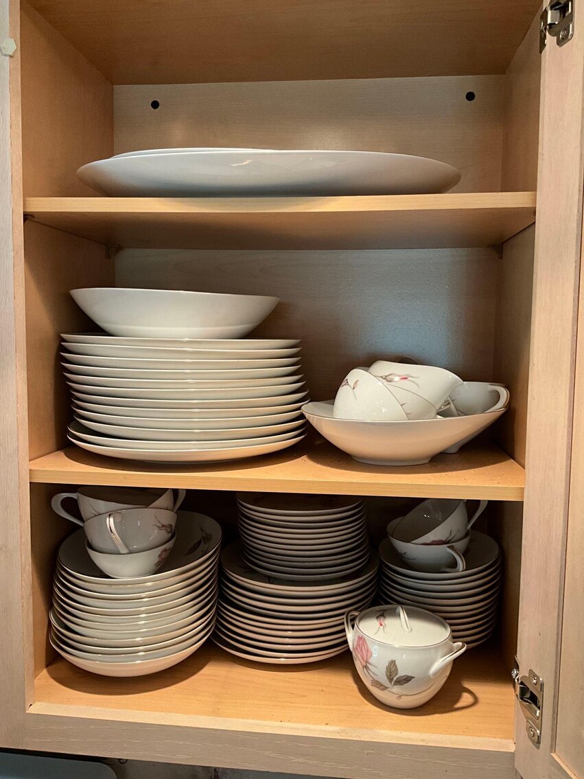Kitchen (K)- Cupboard of Sango Japan “Nancy” Fine China