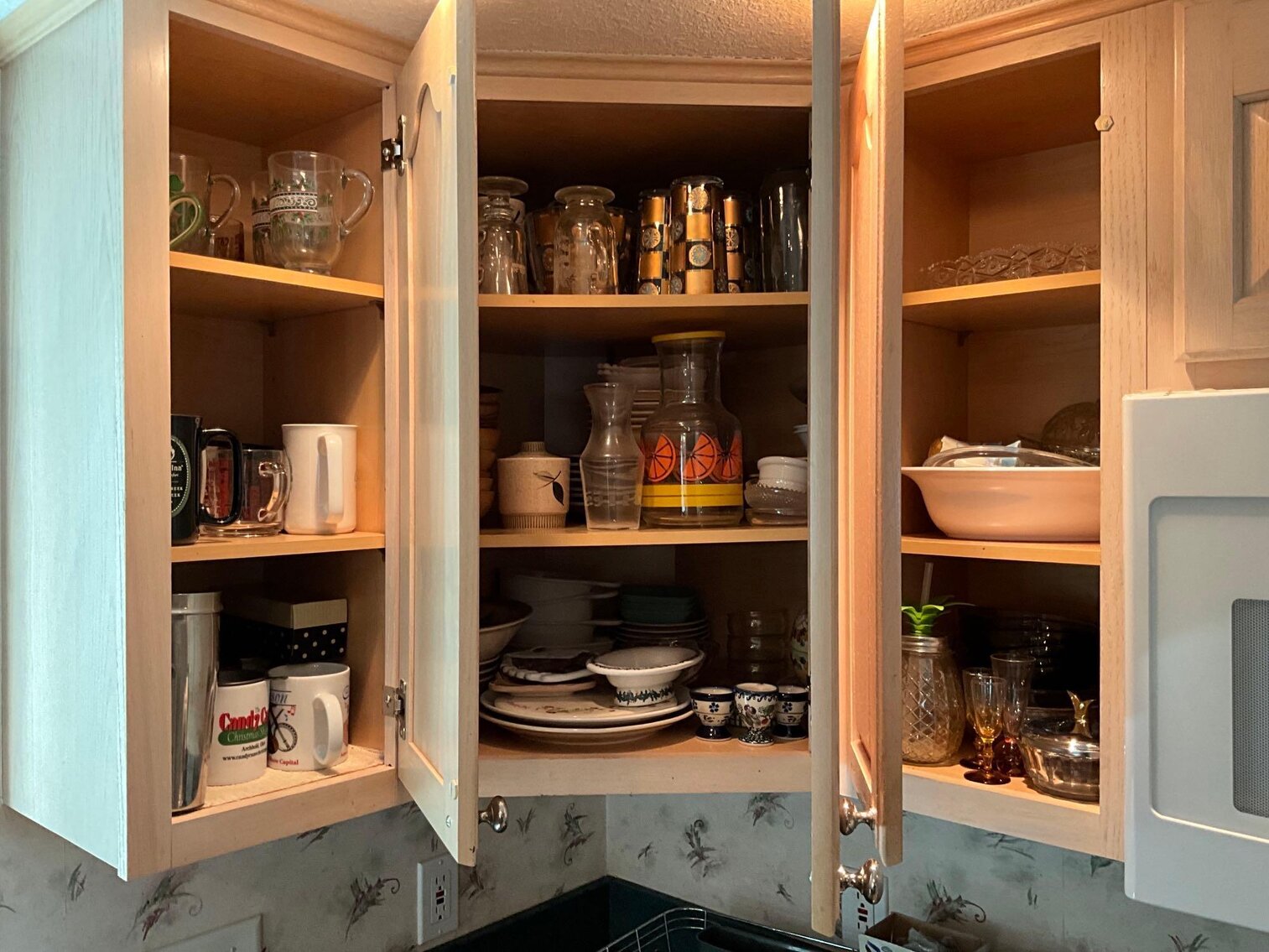 K- Contents of (3) Cupboards