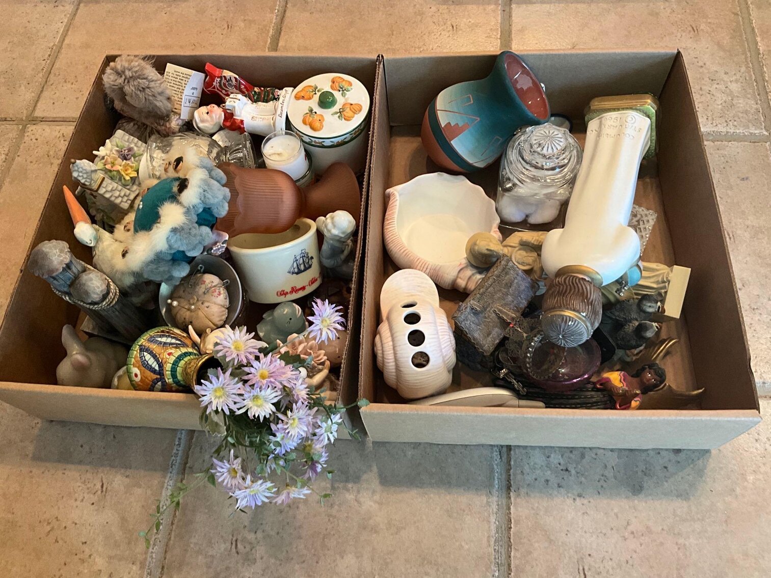 K- (2) Boxes of Home Decor