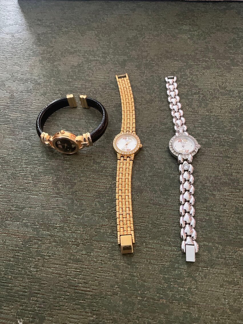 SR- (3) Black Hills Gold Quartz Watches