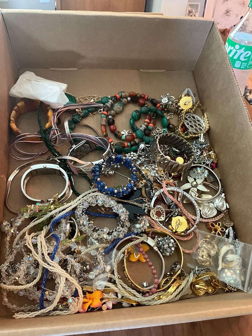 SR- (1) Box of Costume Jewelry