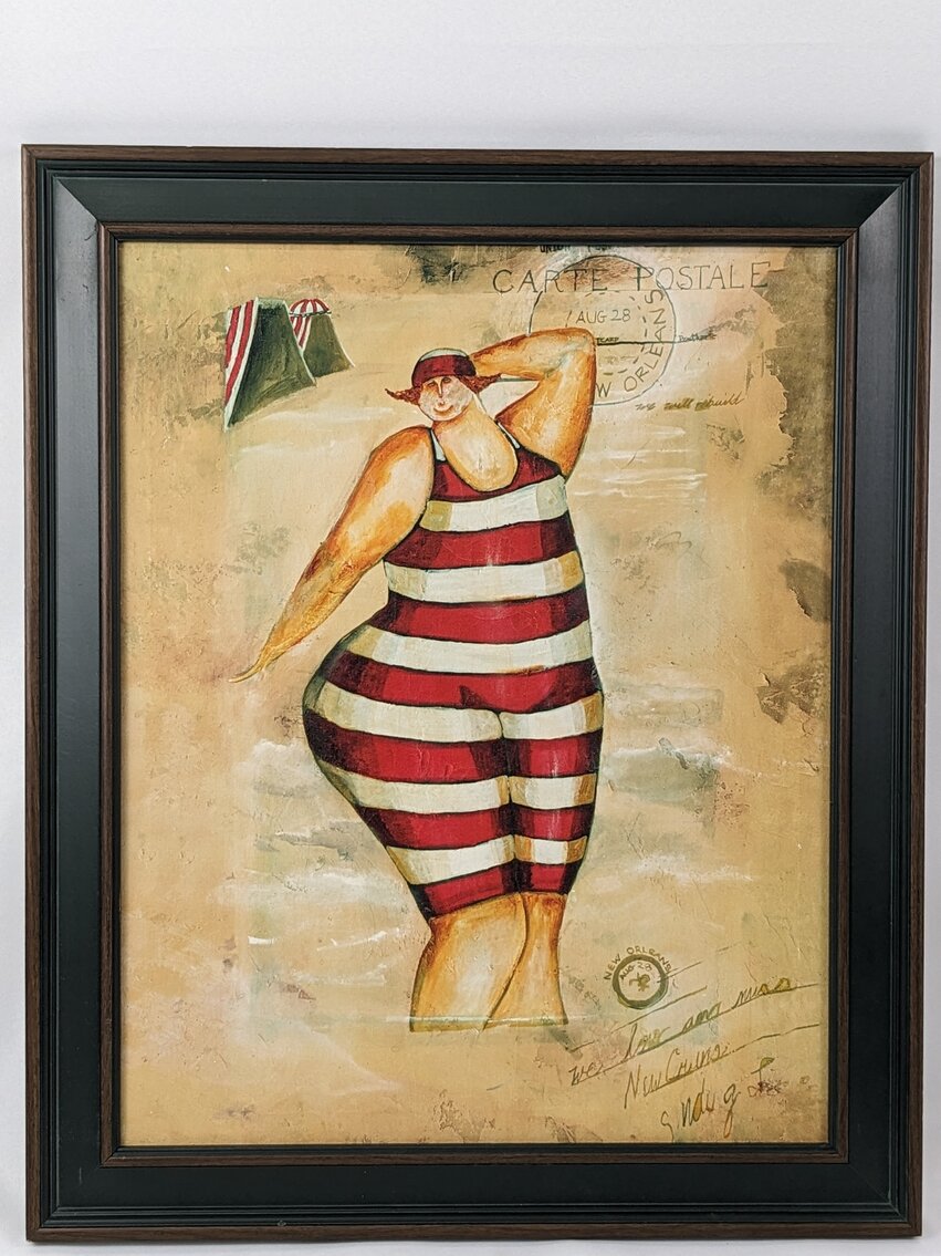 Jennifer Grant: "Baigeurde Soleil II" Framed Canvas Print