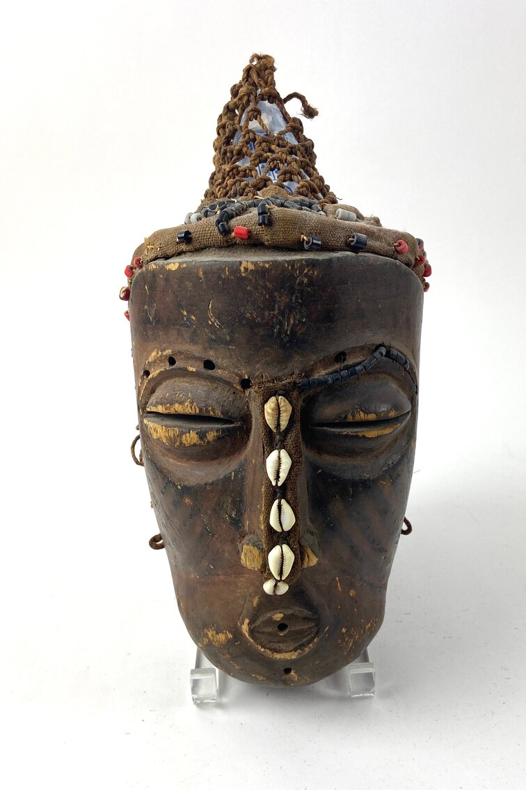 Tribal African Kuba Ngaady Helmet Mask