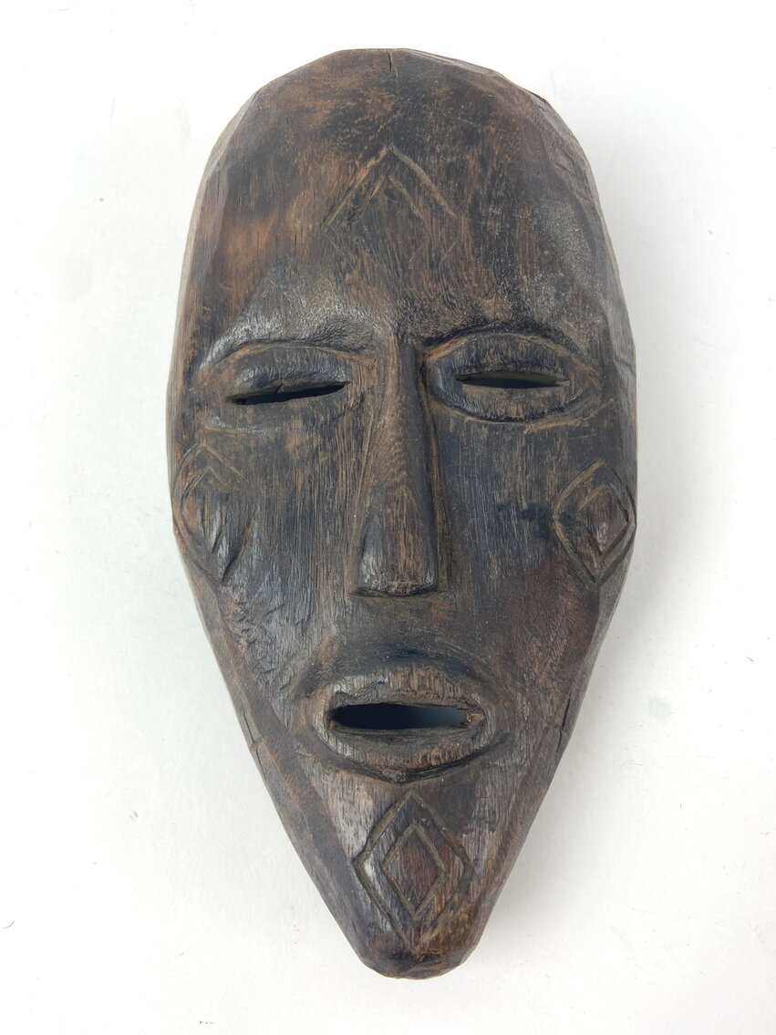 Vintage Tribal Wood Pende Mask 