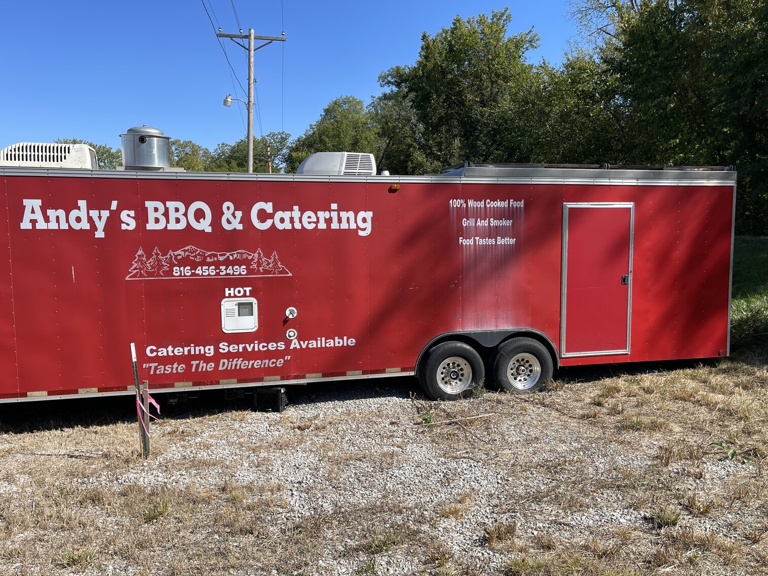 Catering Trailer - 2001 S&S 38.5', Gooseneck, dual axle, 100" wide.
