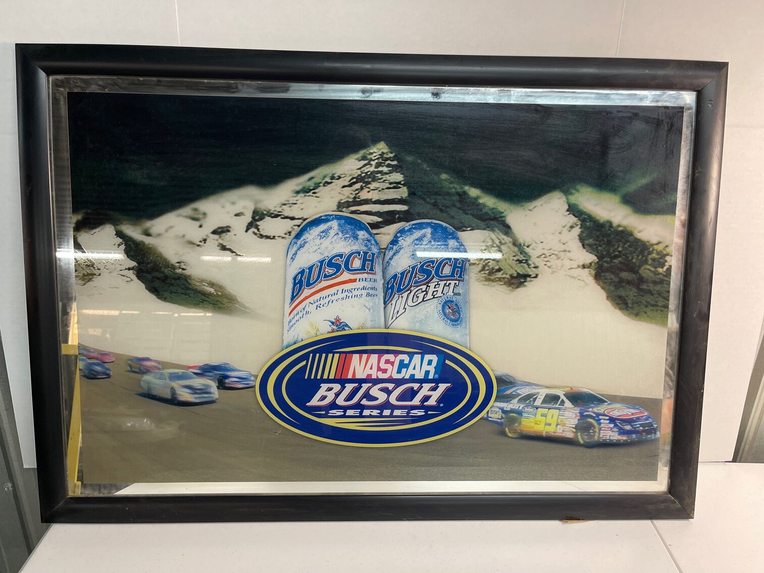 Busch NASCAR Framed Picture