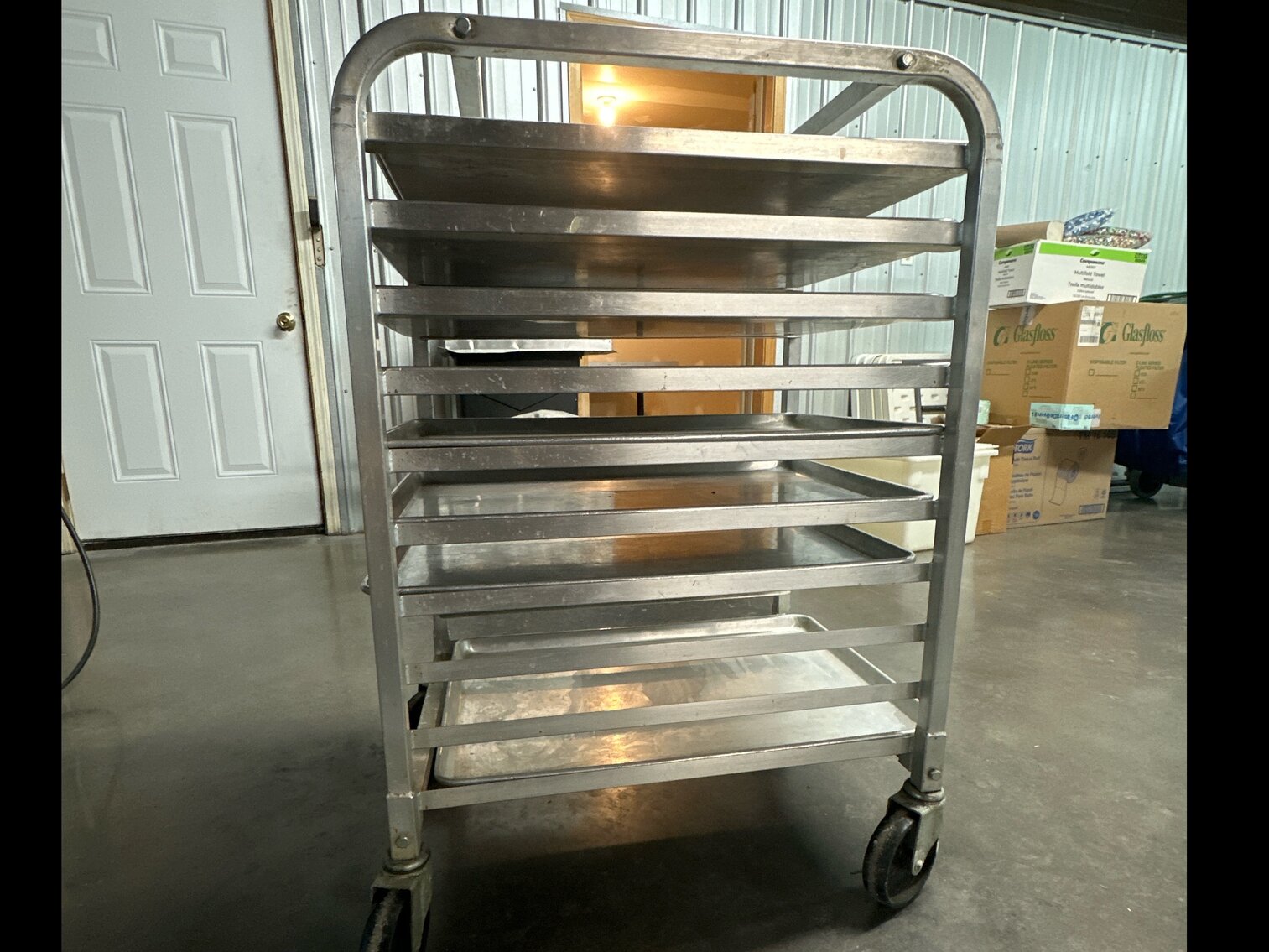 Baking Cart with Baking Sheets