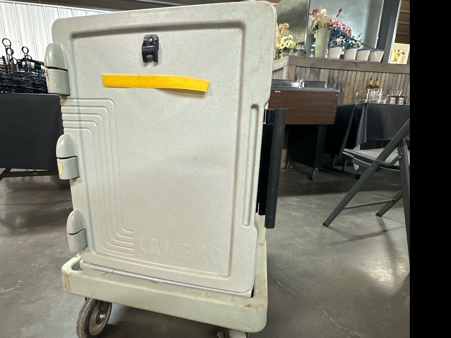 Cambro Hot/Cold Chest on Dolly