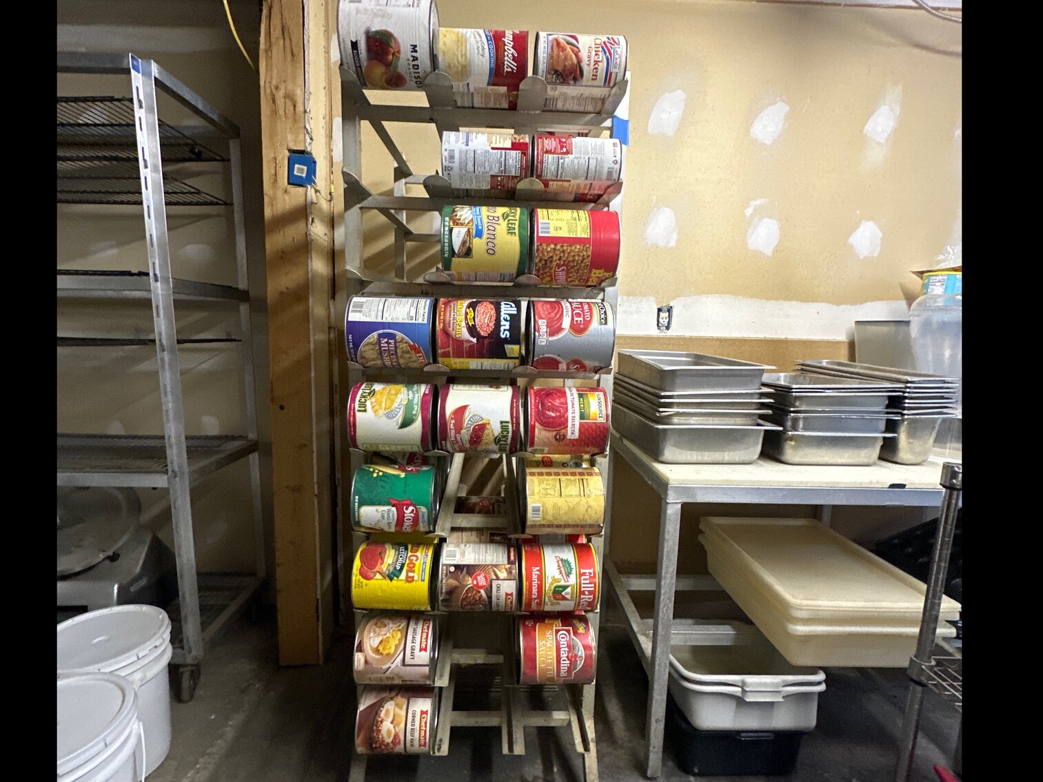 Can Rack - large for use in commercial kitchen