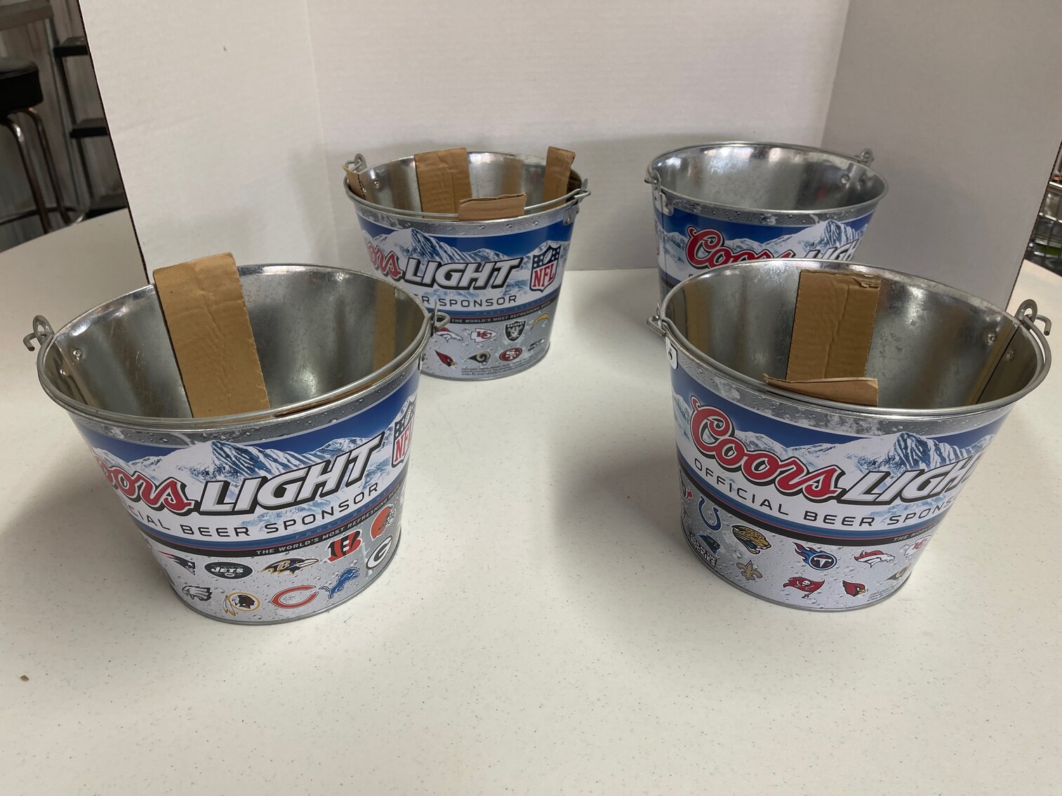 Metal Beer Buckets Lot 1 of 4