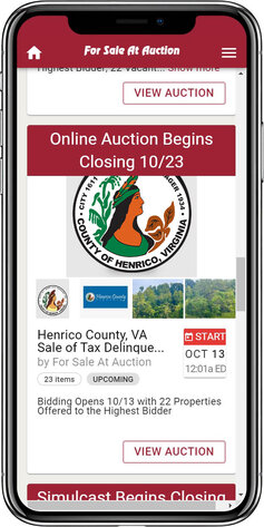 Image for Henrico County, VA Sale of Tax Delinquent Real Estate