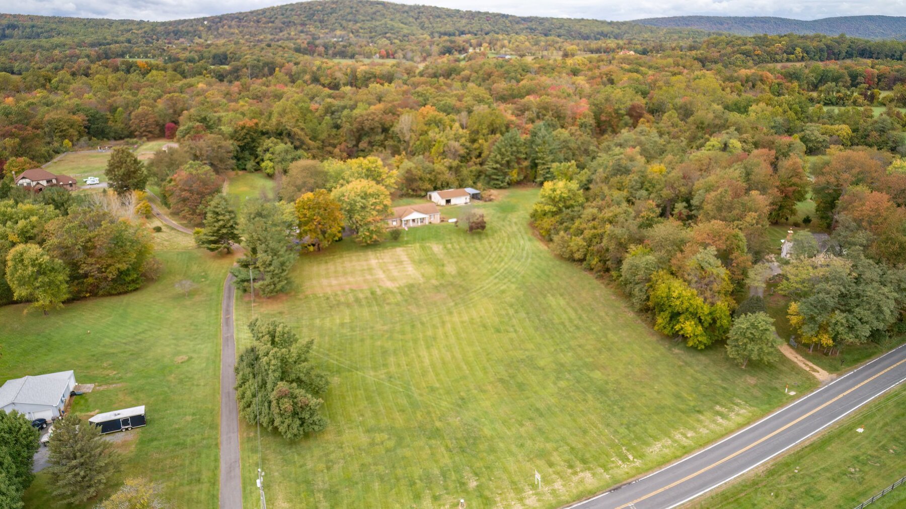 Image for 3 BR/2.5 BA Brick Home w/Garages/Shops on 27.37 +/- Acres--Loudoun County, VA