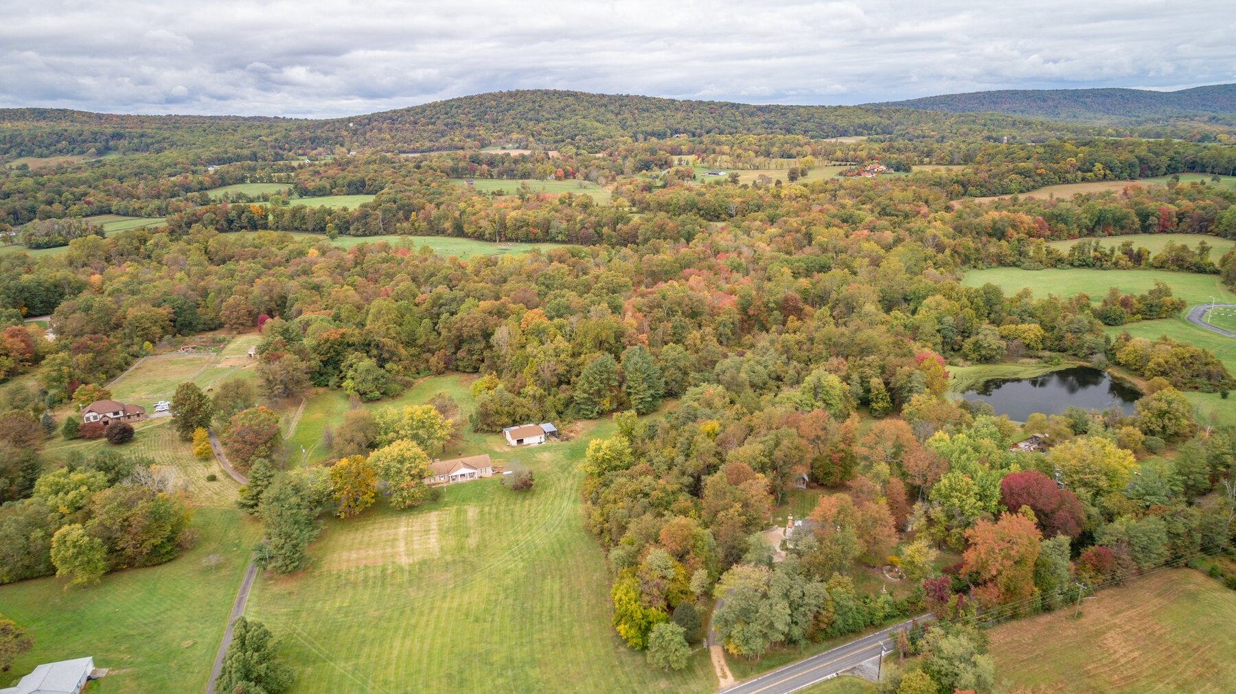 Image for 3 BR/2.5 BA Brick Home w/Garages/Shops on 27.37 +/- Acres--Loudoun County, VA
