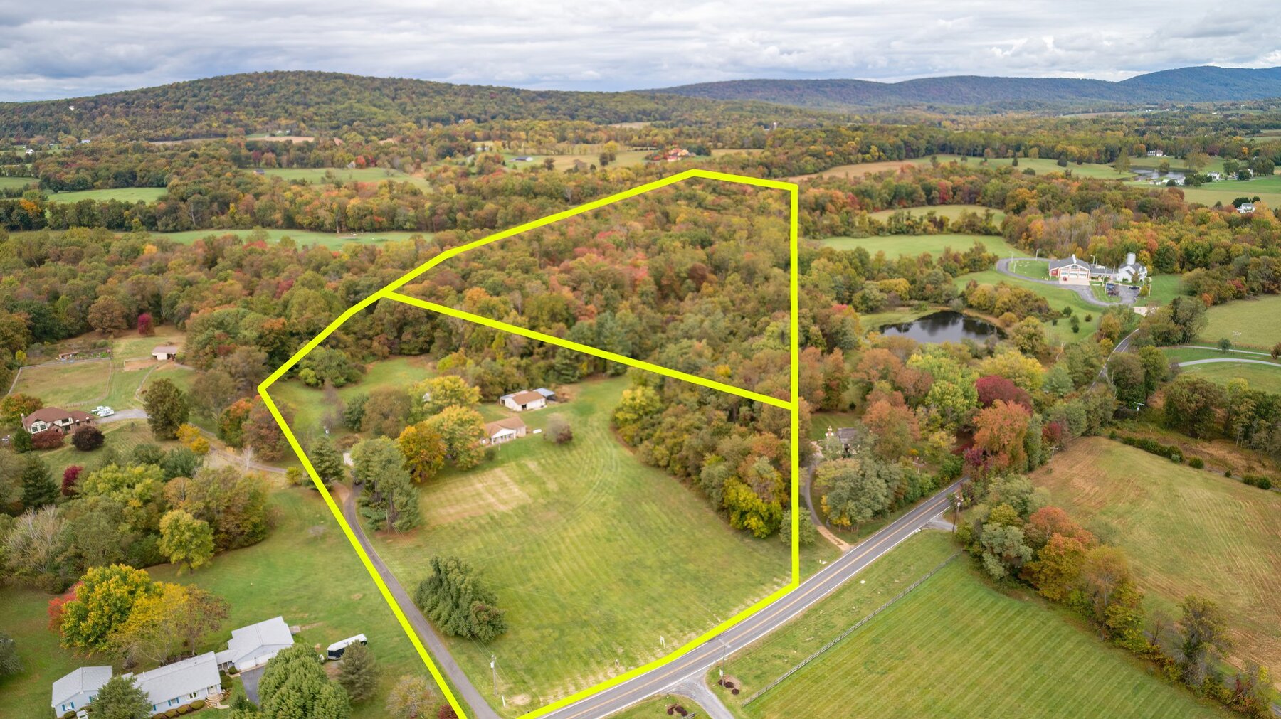 Image for 3 BR/2.5 BA Brick Home w/Garages/Shops on 27.37 +/- Acres--Loudoun County, VA