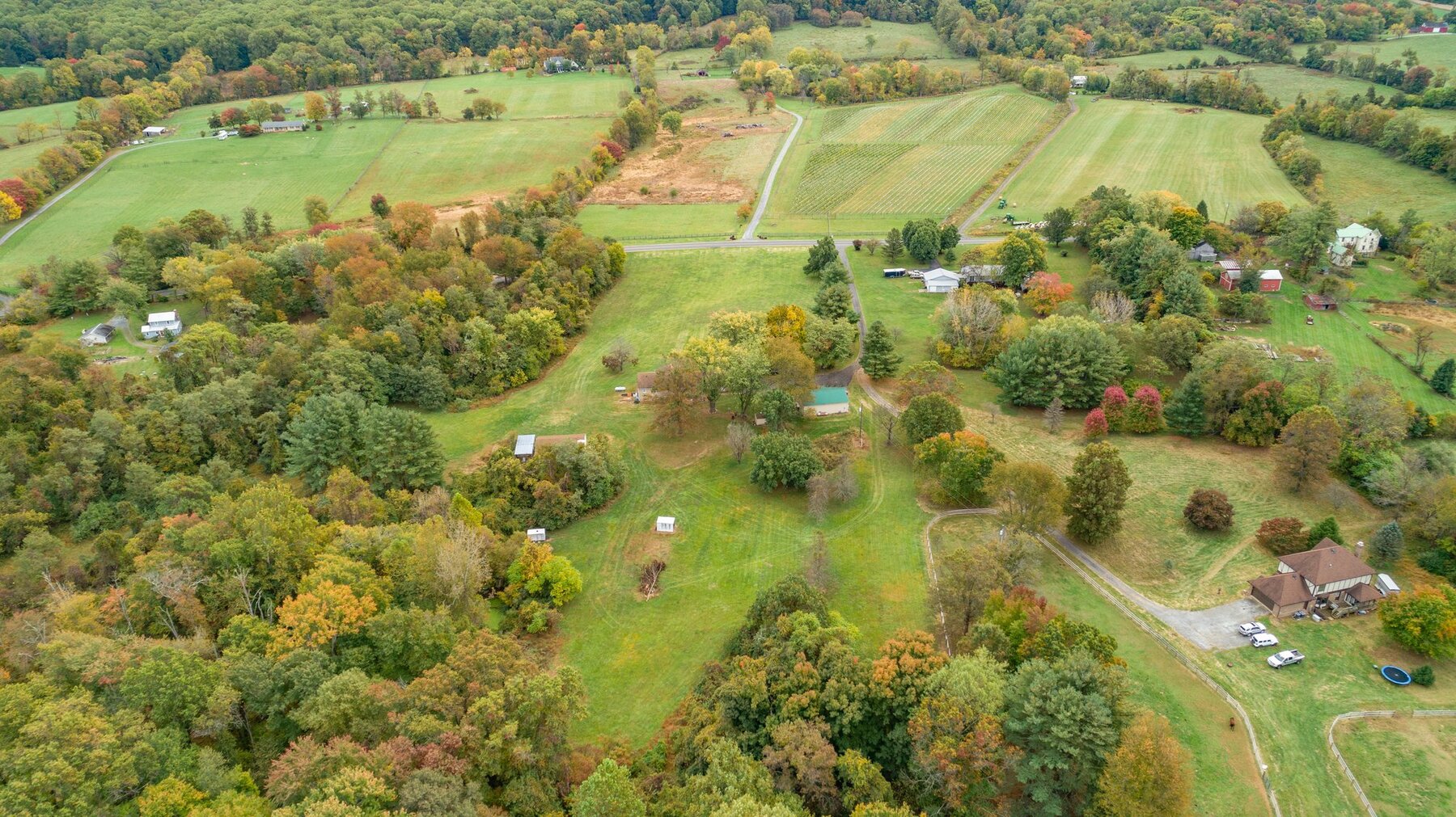 Image for 3 BR/2.5 BA Brick Home w/Garages/Shops on 27.37 +/- Acres--Loudoun County, VA