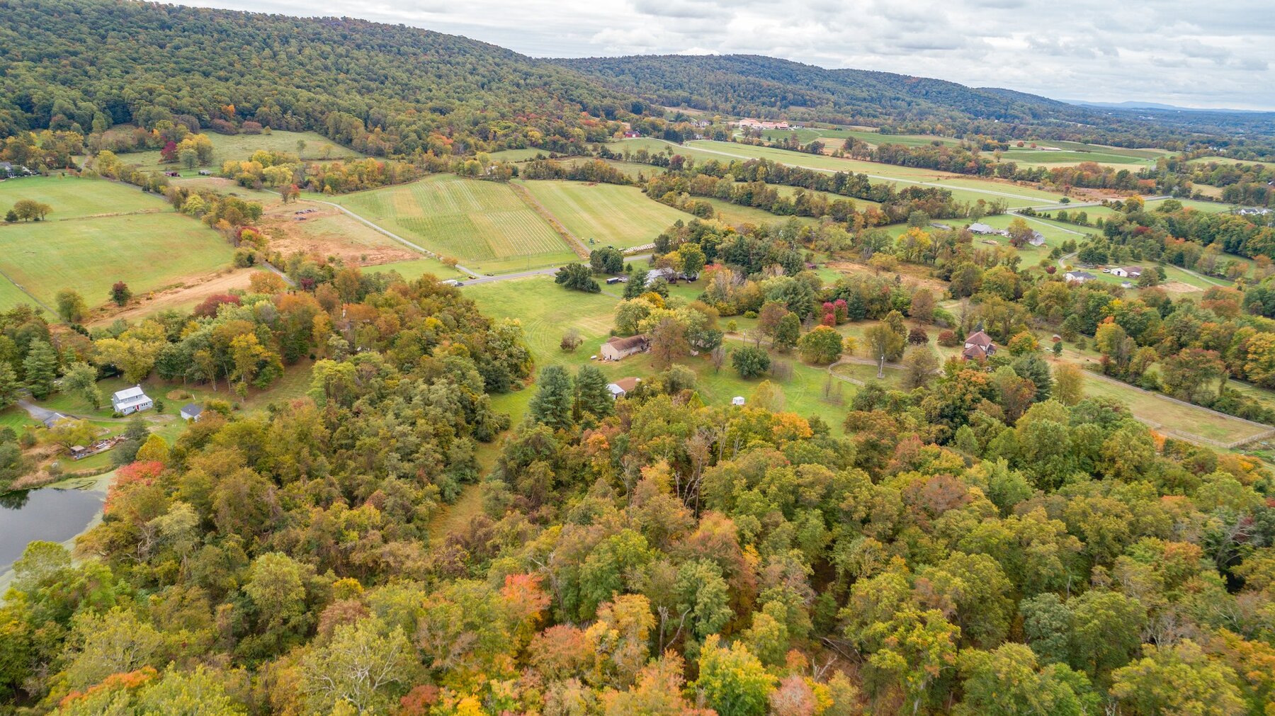 Image for 3 BR/2.5 BA Brick Home w/Garages/Shops on 27.37 +/- Acres--Loudoun County, VA