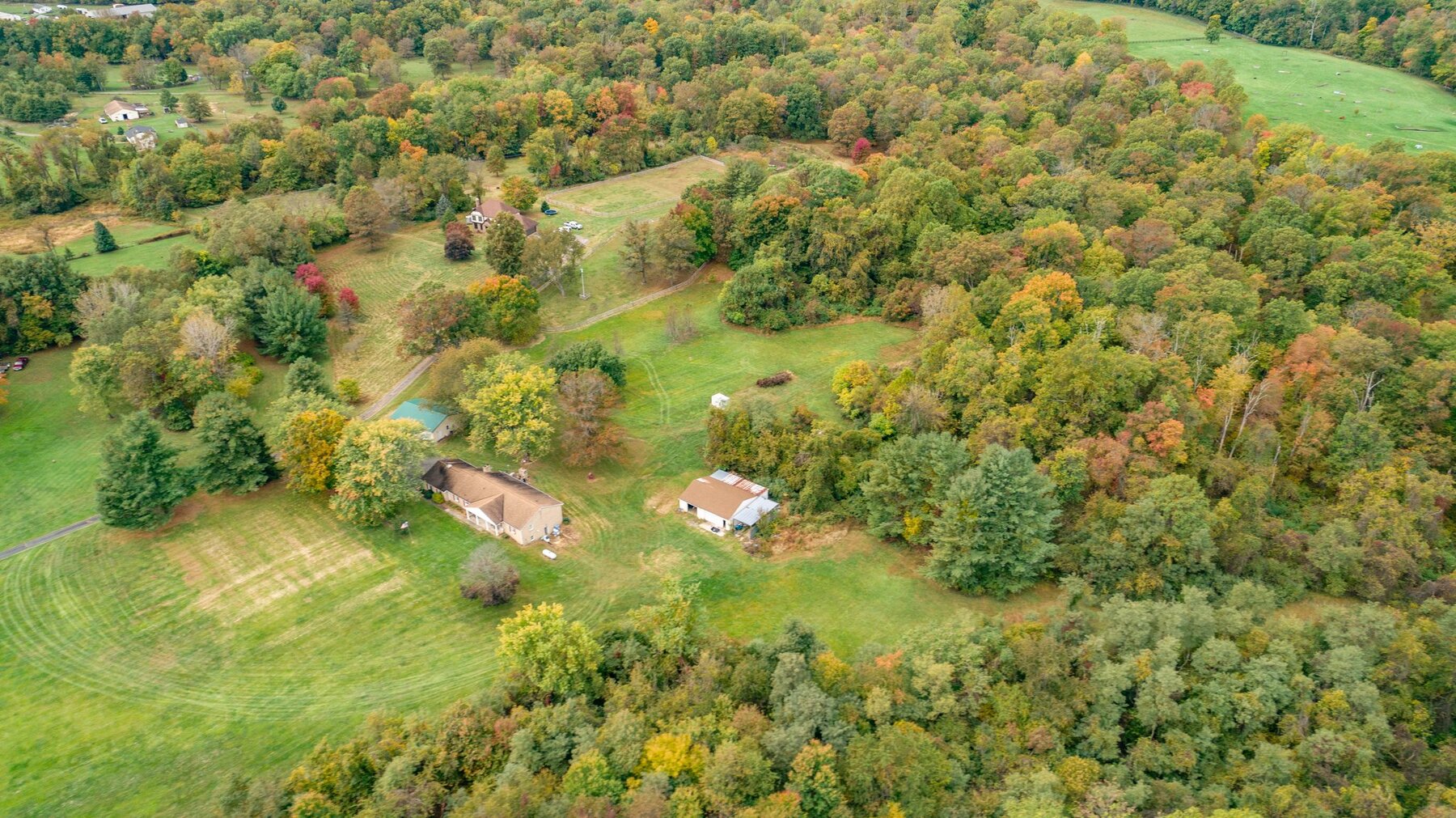 Image for 3 BR/2.5 BA Brick Home w/Garages/Shops on 27.37 +/- Acres--Loudoun County, VA
