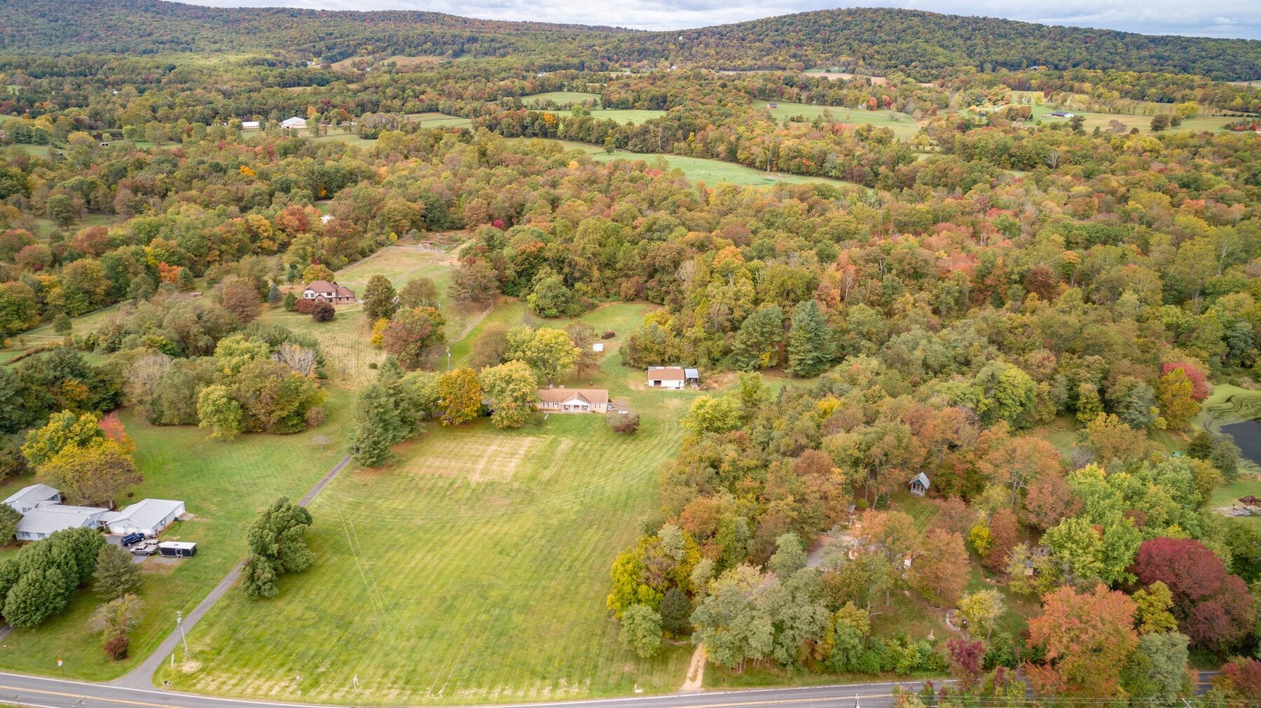 Image for 3 BR/2.5 BA Brick Home w/Garages/Shops on 27.37 +/- Acres--Loudoun County, VA