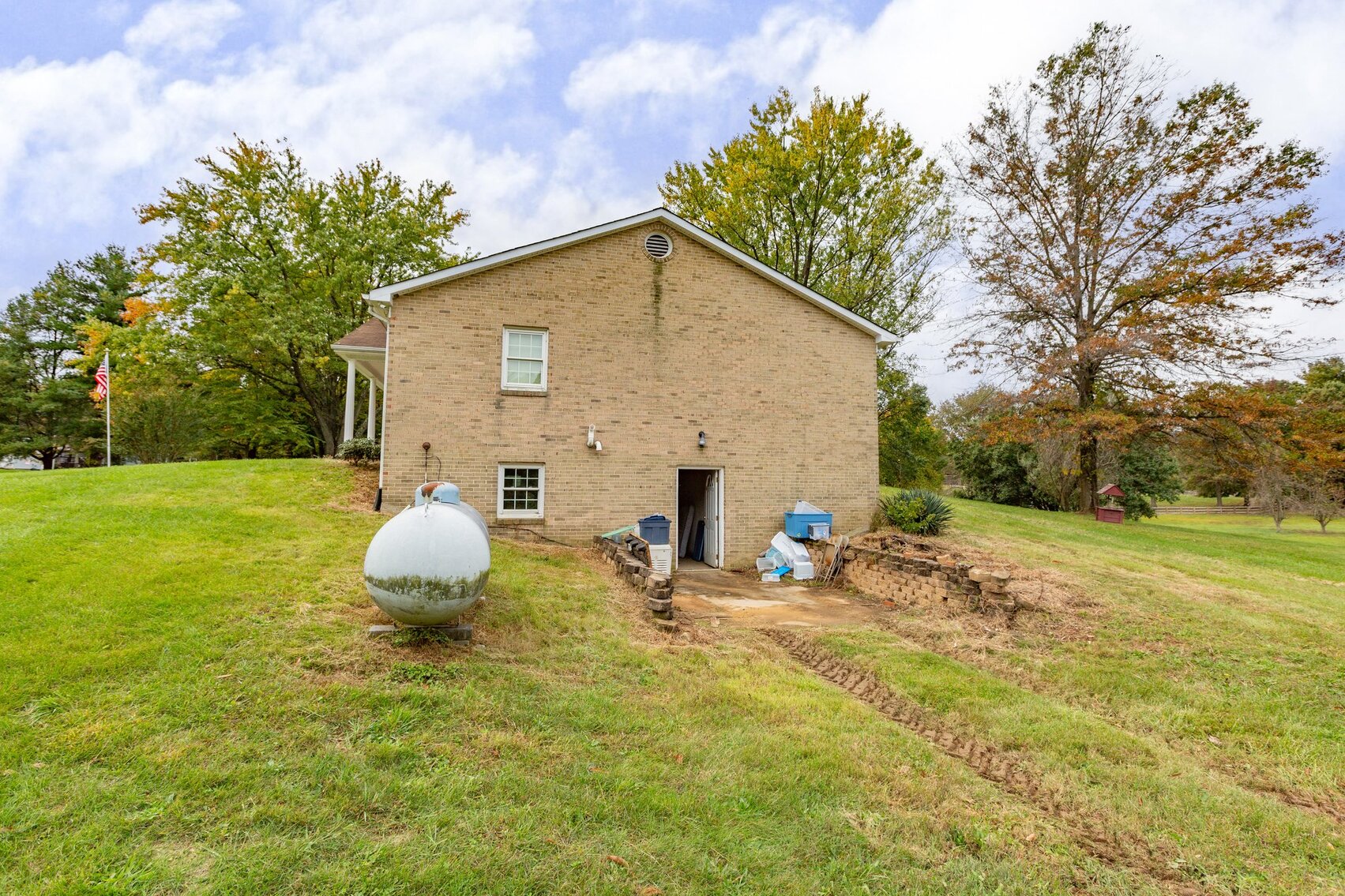 Image for 3 BR/2.5 BA Brick Home w/Garages/Shops on 27.37 +/- Acres--Loudoun County, VA