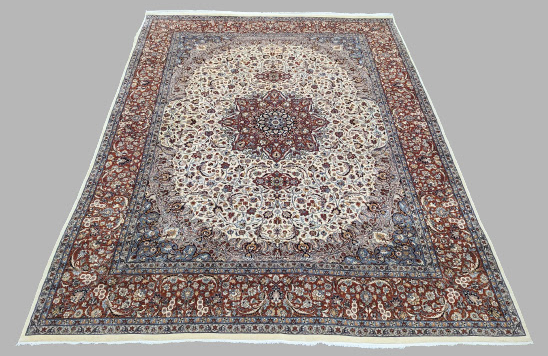 Vintage Pakistan Wool 12 Ft x 9 Ft Area Rug