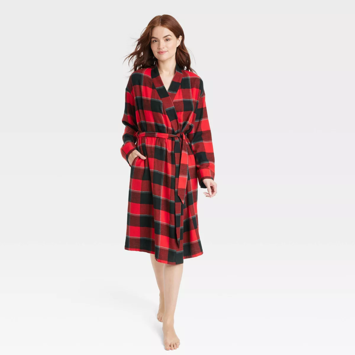 Women's Size XL/XXL Flannel Robe - Stars Above™