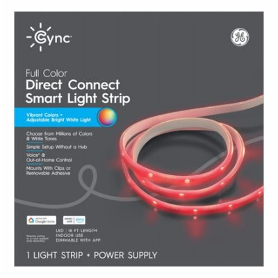GE Cync LED Smart Light Strip, 12 Watt, 16 Ft. 