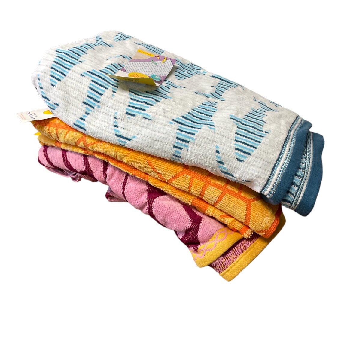 Set of 3 Extra Long Beach Towels 
